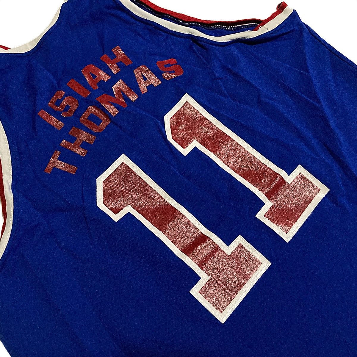 Vintage Vintage Detroit Pistons Isiah Thomas Jersey Size US XL / EU 56 / 4 - 4 Thumbnail