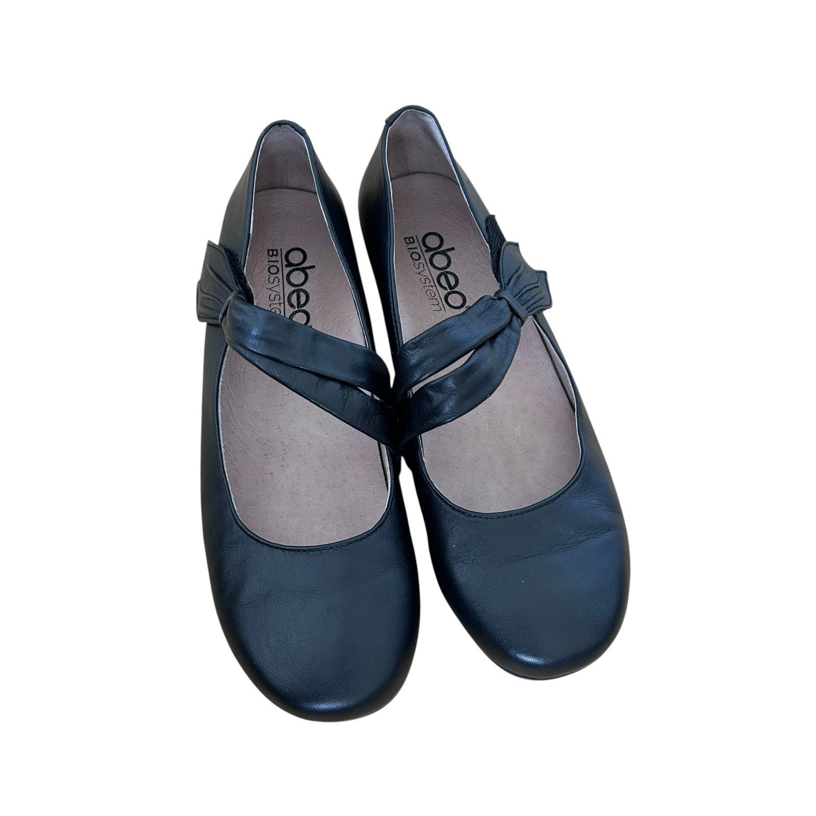 Other Abeo Talia Black Leather Ballet Flats Sz 6 Size US 6 / IT 36 - 3 Thumbnail