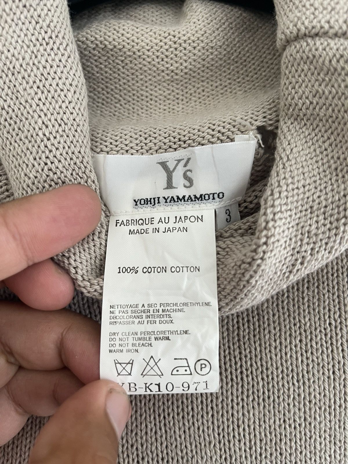 Y's Y’s Yohji Yamamoto Sleeveless Turtleneck Knit Cotton Size US L / EU 52-54 / 3 - 12 Thumbnail