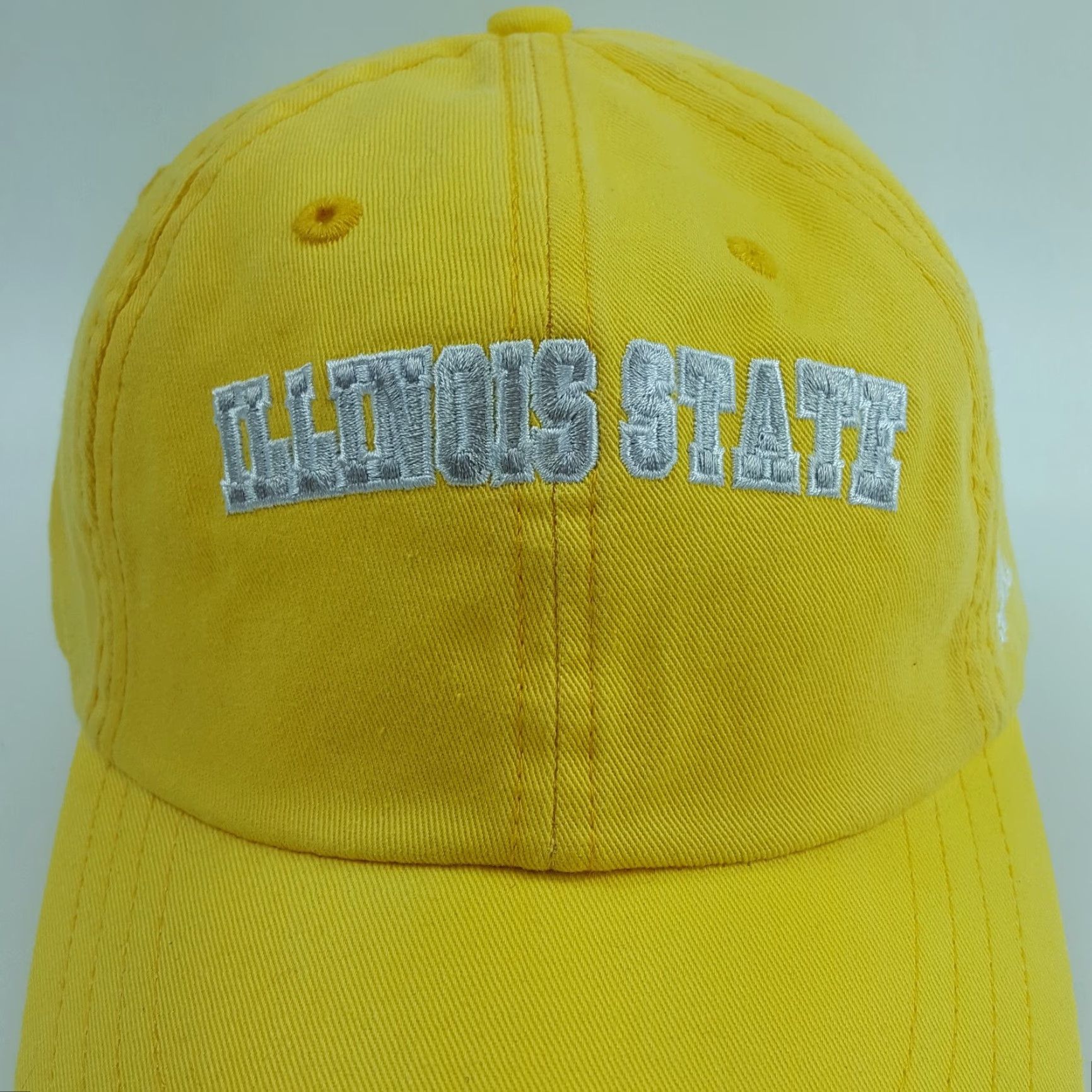 Russell Athletic VINTAGE Illinois State College Adjustable Sports Hat Baseball Cap Y2K Yellow Russell Athletic Men Adjustable Hat Size ONE SIZE - 5 Thumbnail