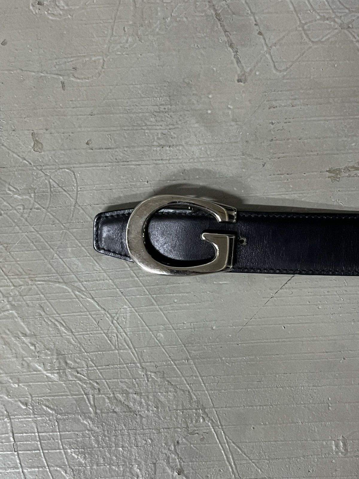 Gucci Vintage Gucci G Buckle Genuine Leather Belt Made in Italy Size 34 - 7 Thumbnail