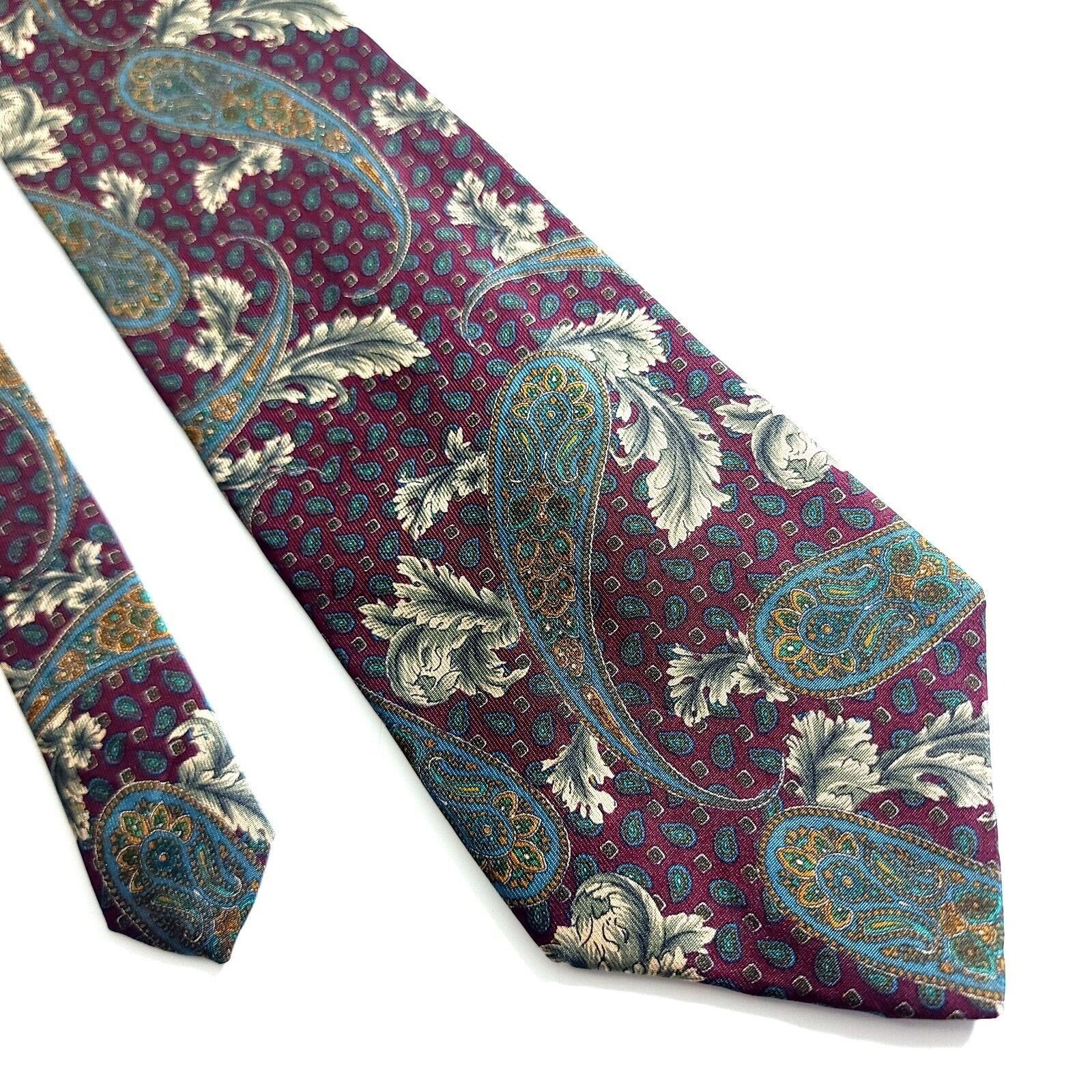 Croft & Barrow Croft & Barrow Red Teal Tan Baroque Paisley Floral Print Sho Size ONE SIZE - 1 Thumbnail