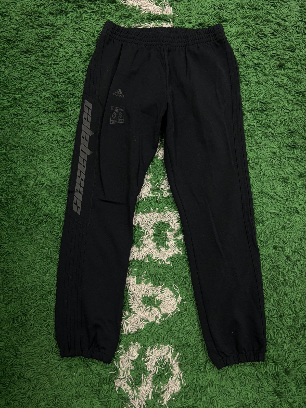 Image of Adidas Calabasas Track Pants Medium in Black, Men's (Size 30)