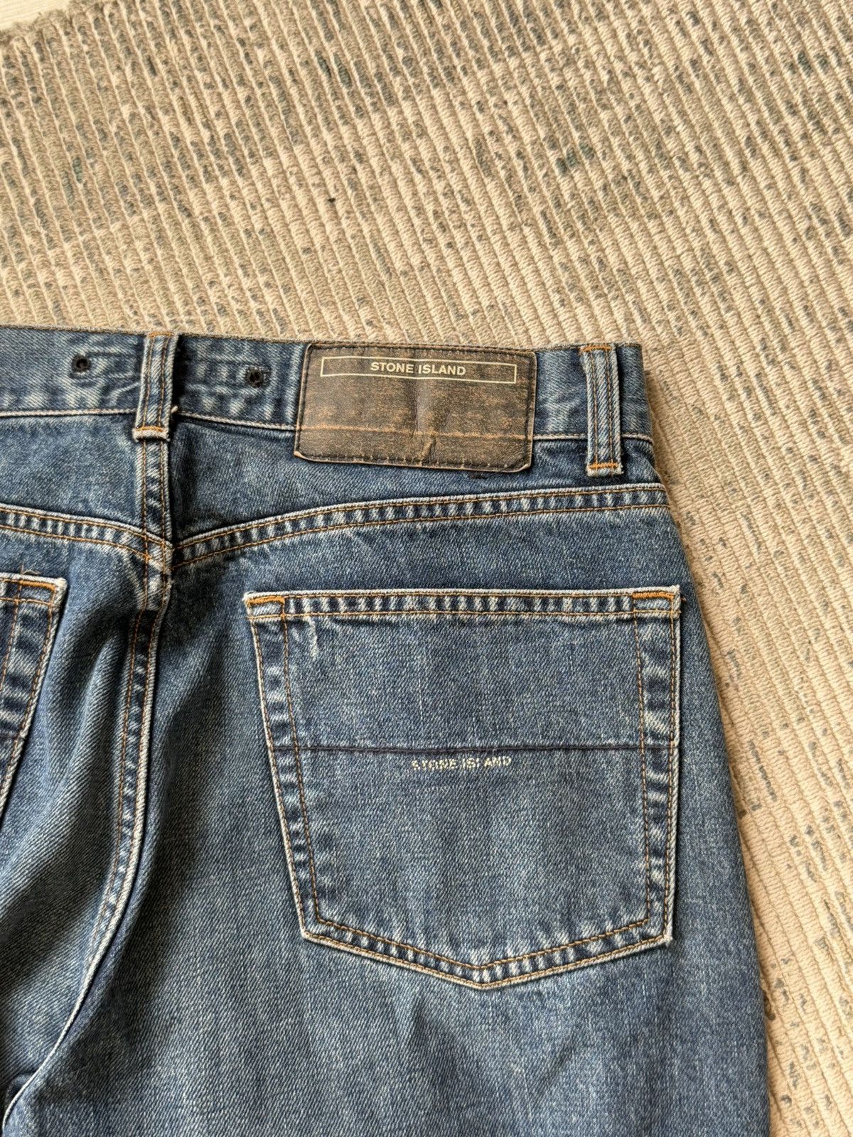 Stone Island Vintage Stone Island Jeans Denim Pants Rare S.I Denims Size US 31 - 7 Thumbnail