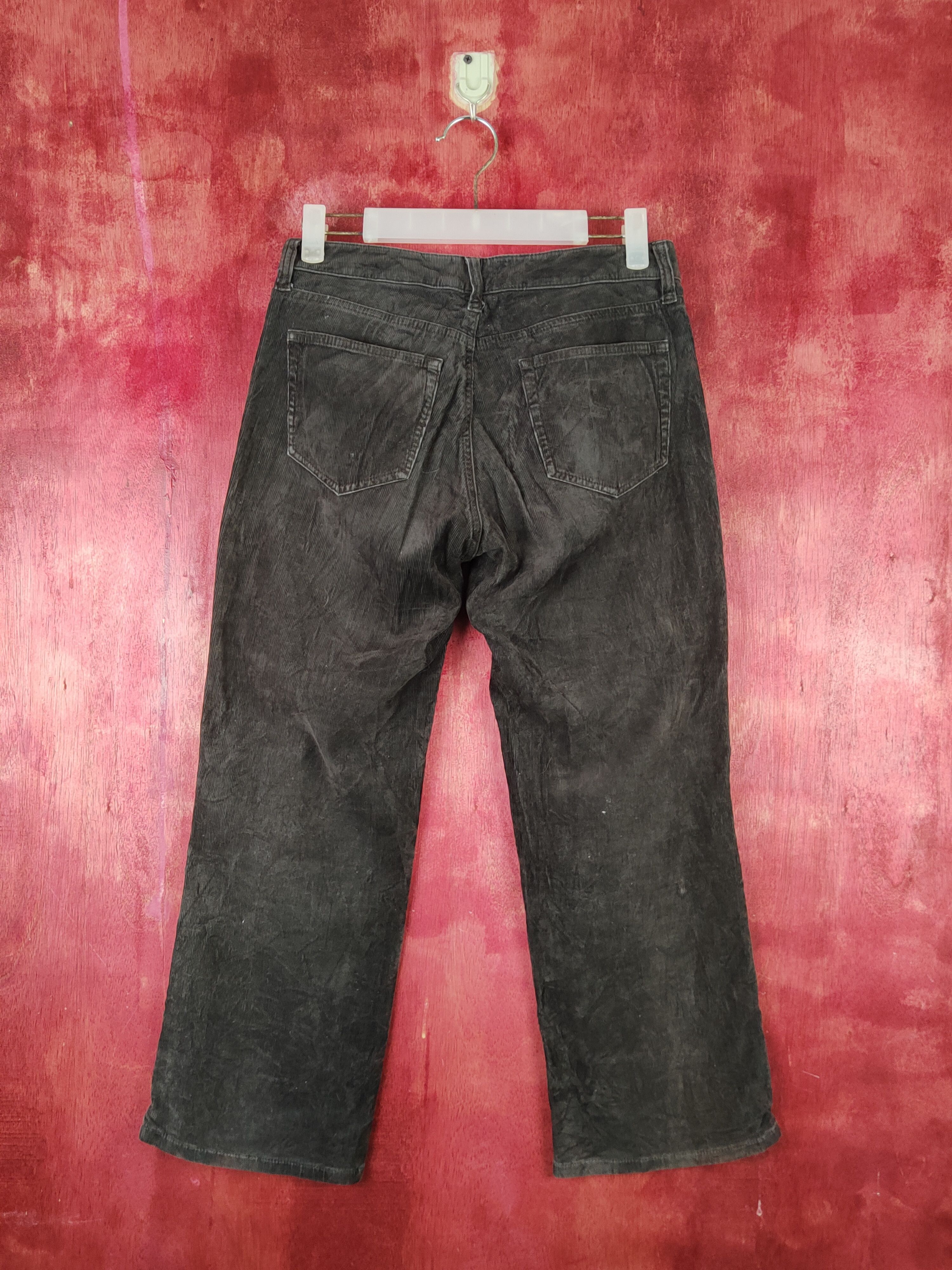 Uniqlo × Vintage Uniqlo Dark Brown japan vintage Corduroy Pants #S1428 Size 25" / US 0 / IT 36 - 7 Thumbnail