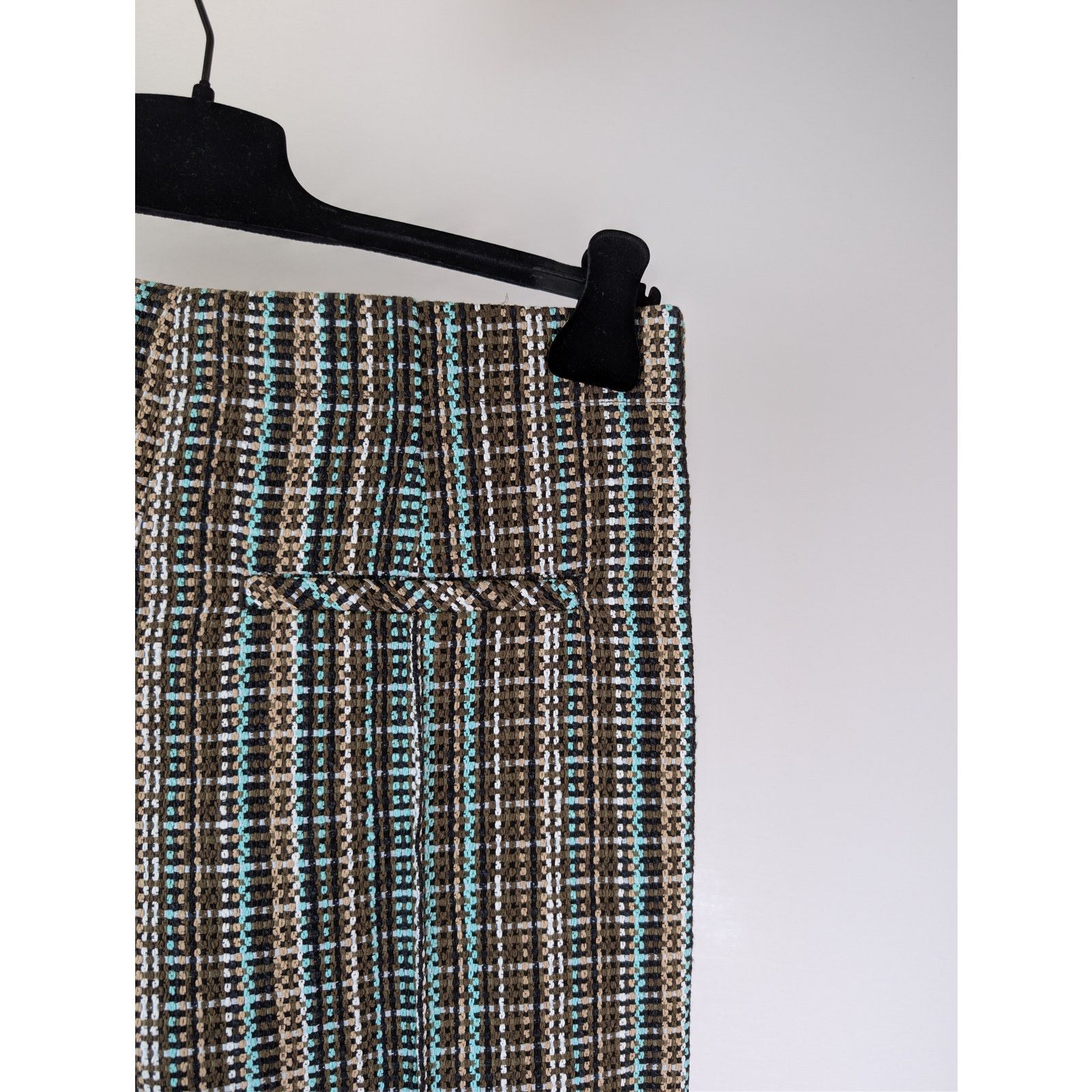 Bottega Veneta o1rshd1 Cotton Check Tailored Trousers Pants in Multicolor Size US 34 / EU 50 - 14 Thumbnail