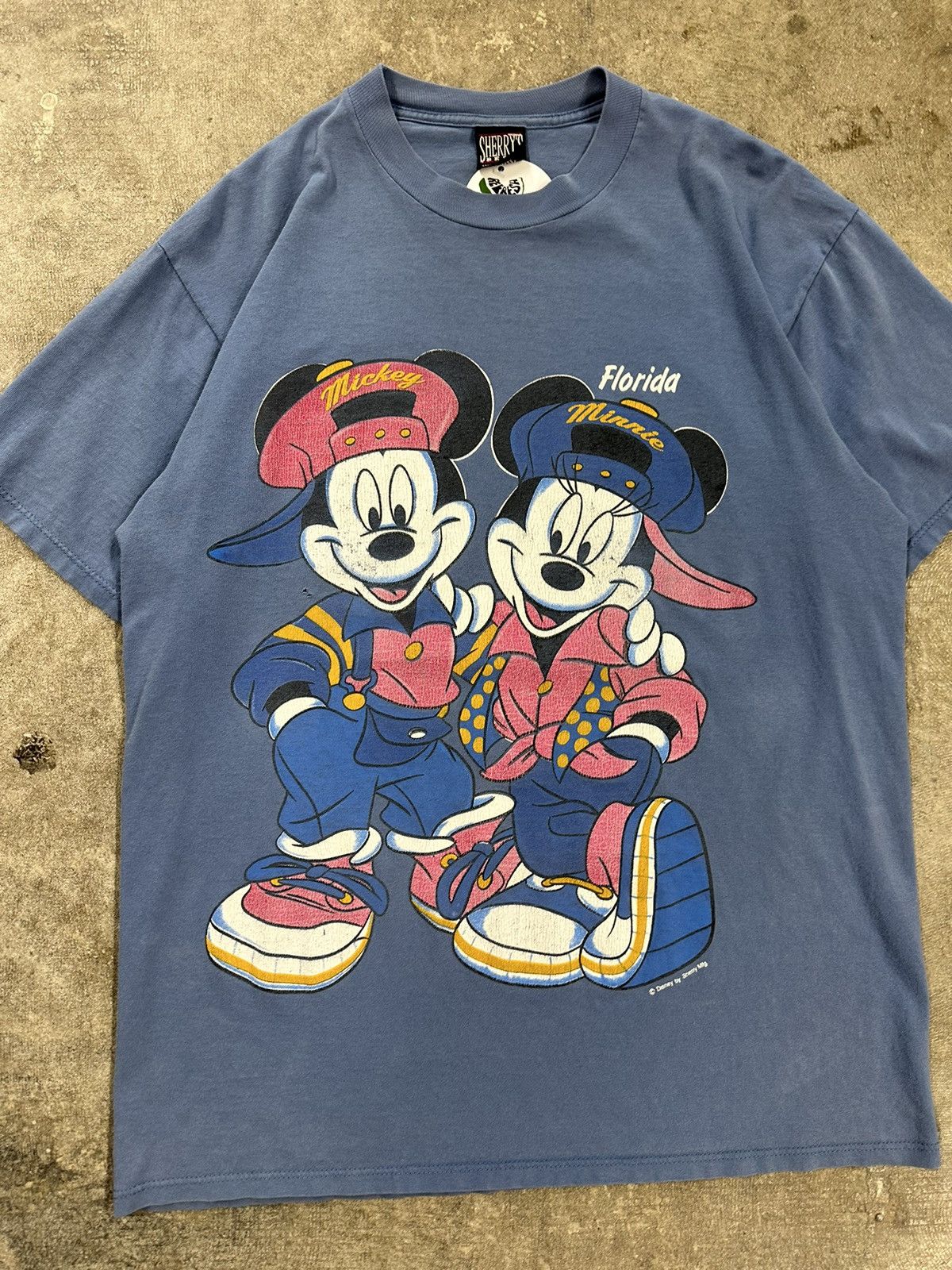 Disney Vintage 90s Disney Mickey Minnie Double Sided Florida Shirt Size US M / EU 48-50 / 2 - 3 Thumbnail