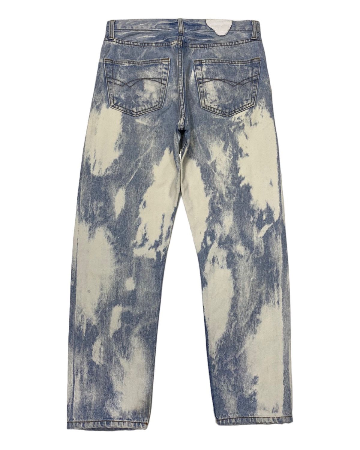 If Six Was Nine BLEACHED JEANASIS DISTRESSED DENIM JEANS Size US 30 / EU 46 - 4 Thumbnail