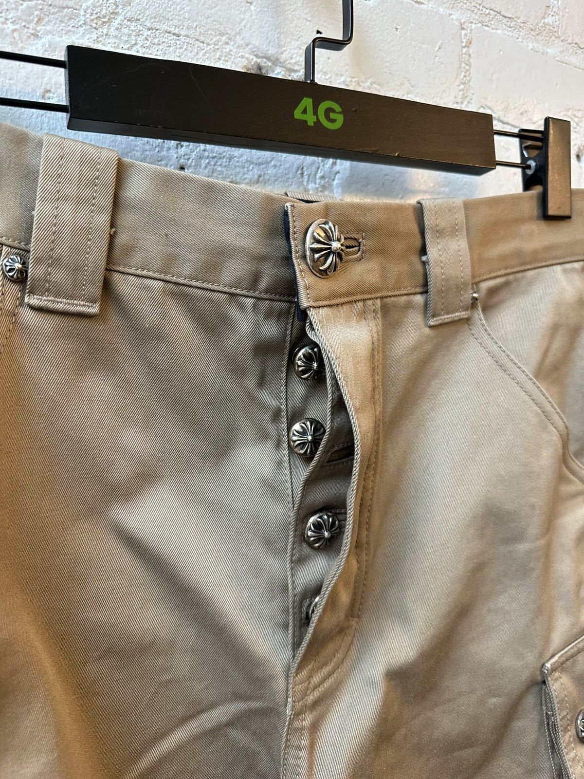 Chrome Hearts CHROME HEARTS SAMPLE BAGGY SKATER CARGOS SZ 31 32 Size US 31 - 6 Thumbnail
