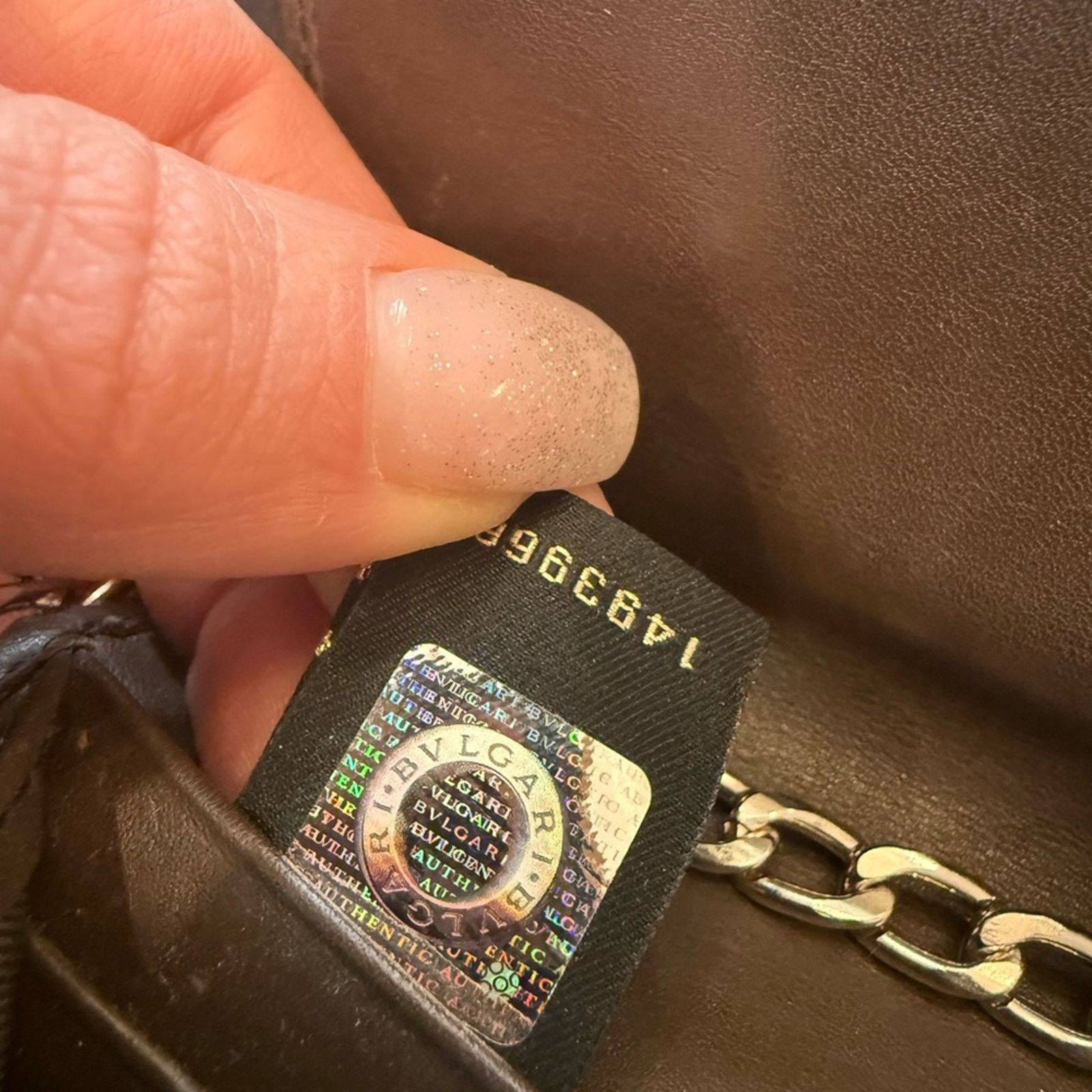 Bvlgari Bvlgari Tweed & Dark Brown Leather Wallet 14939661 Size ONE SIZE - 15 Thumbnail