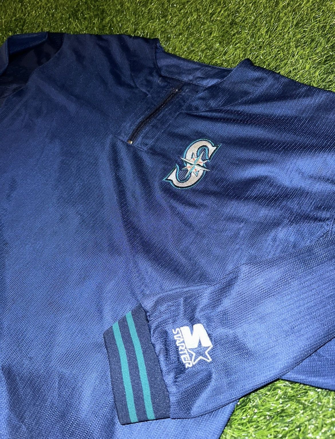 MLB × Starter × Vintage Vintage Starter Mlb Seattle Mariners Longsleeve Size M Size US M / EU 48-50 / 2 - 4 Thumbnail