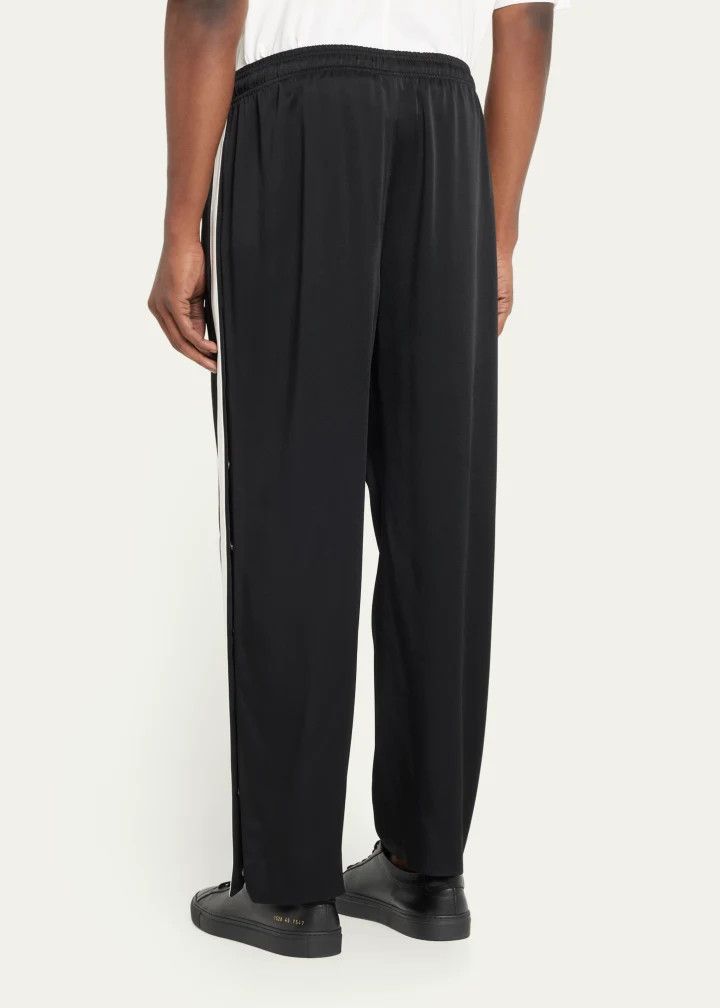 Saint Laurent Paris o1y0325 Logo Jogger & Sweatpant in Black Size US 34 / EU 50 - 4 Thumbnail