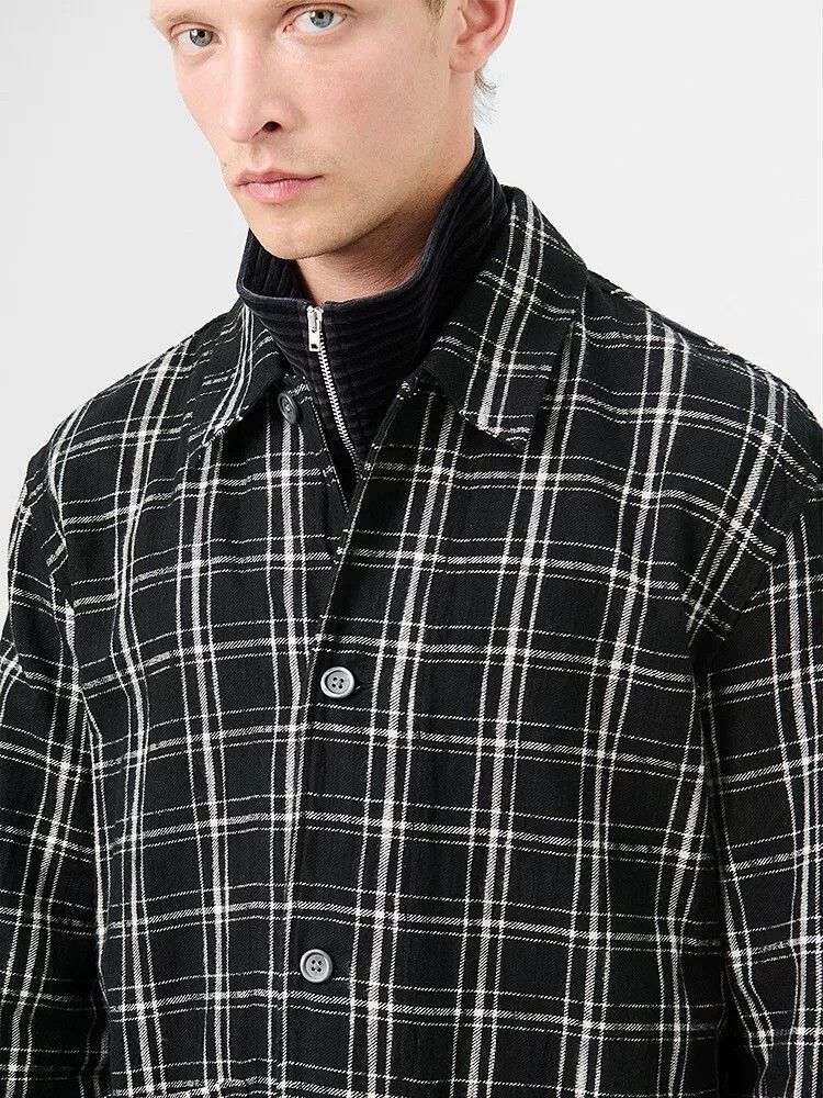 Our Legacy Our Legacy size44 Black and white spiral plaid jacket Size US S / EU 44-46 / 1 - 7 Thumbnail