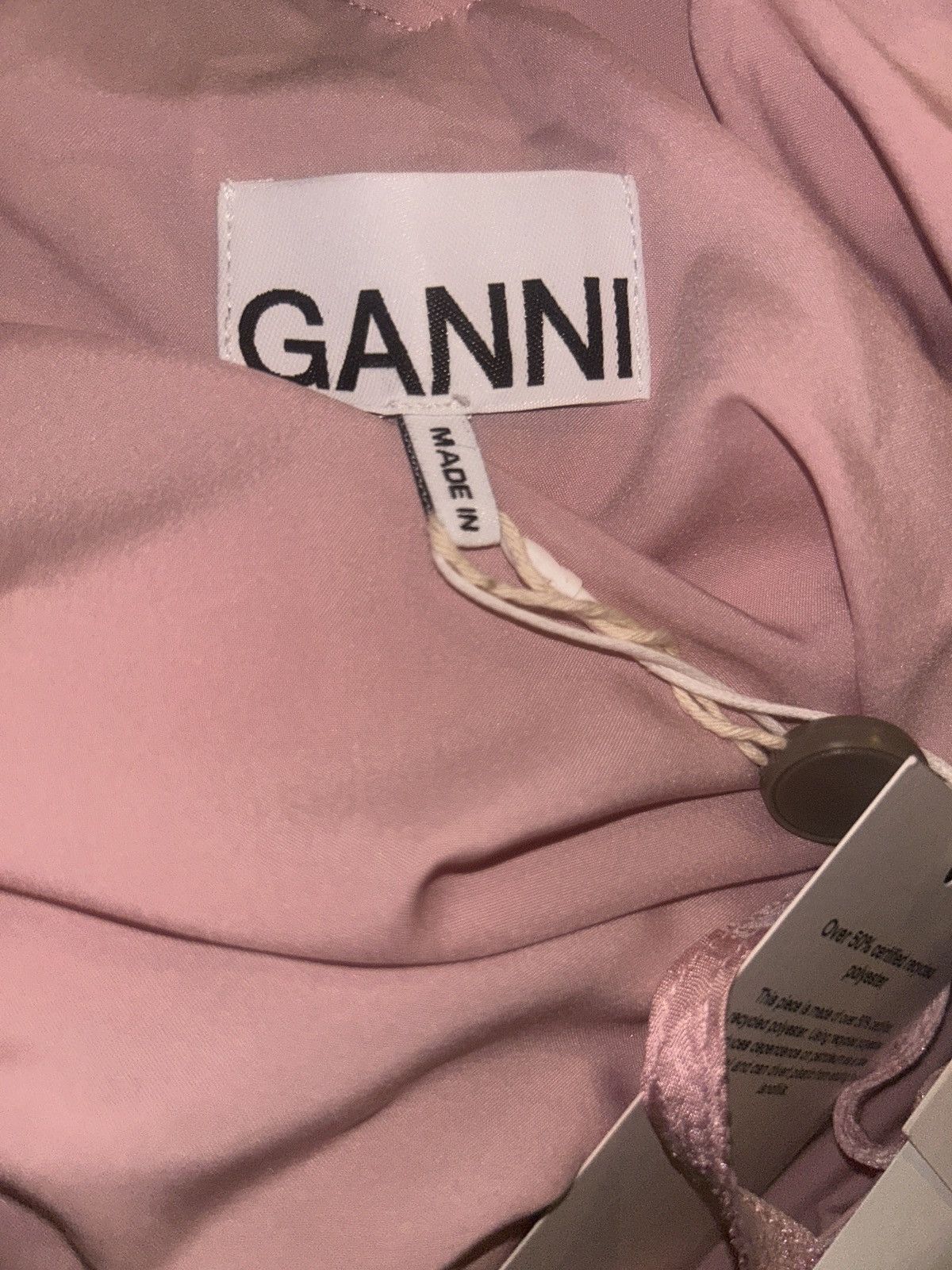 Ganni GANNI Gathered cloqué mini Dress Original Price $375 Size XL / US 12-14 / IT 48-50 - 7 Thumbnail