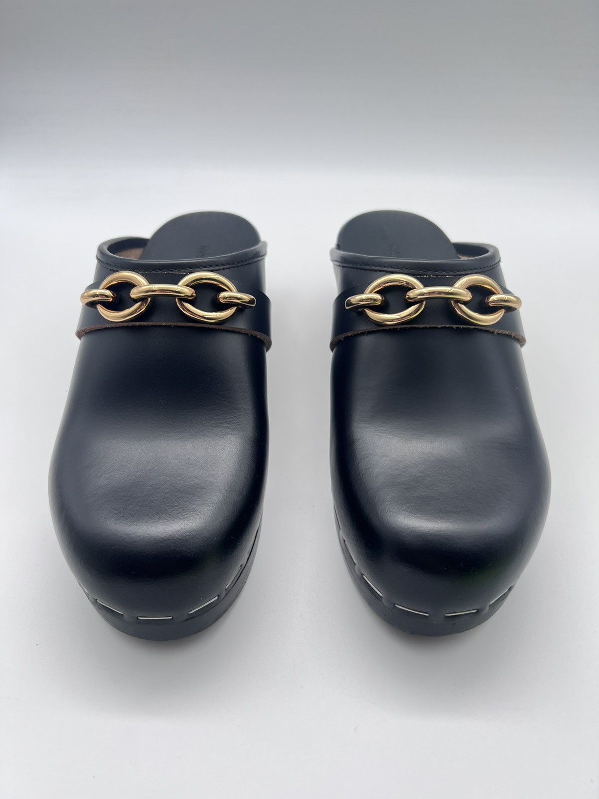 Saint Laurent Paris New Saint Laurent Le Maillon Clog IT 37/ US 7 Size US 7 / IT 37 - 11 Thumbnail