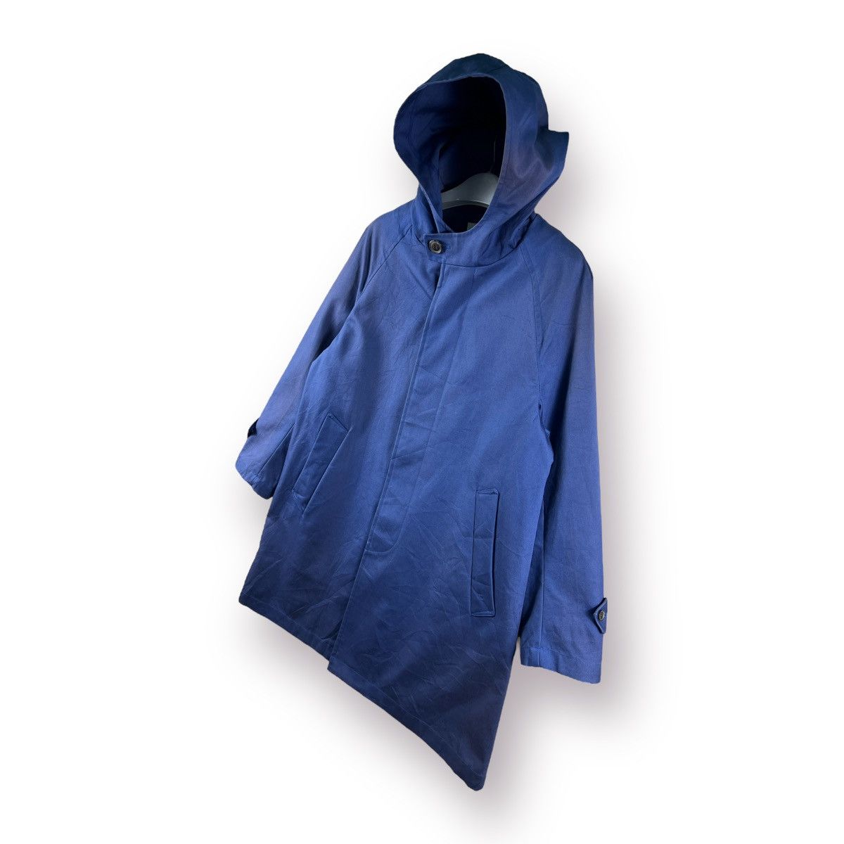 Orcival 🔥 ORCIVAL FRANCE LONG COAT HOODED HIDDEN BUTTON Size US S / EU 44-46 / 1 - 2 Thumbnail
