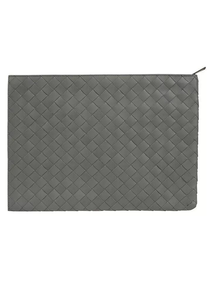 Bottega Veneta o1w1db10824 Size: OS / Intrecciato Document Case in Grey Size ONE SIZE - 2 Thumbnail