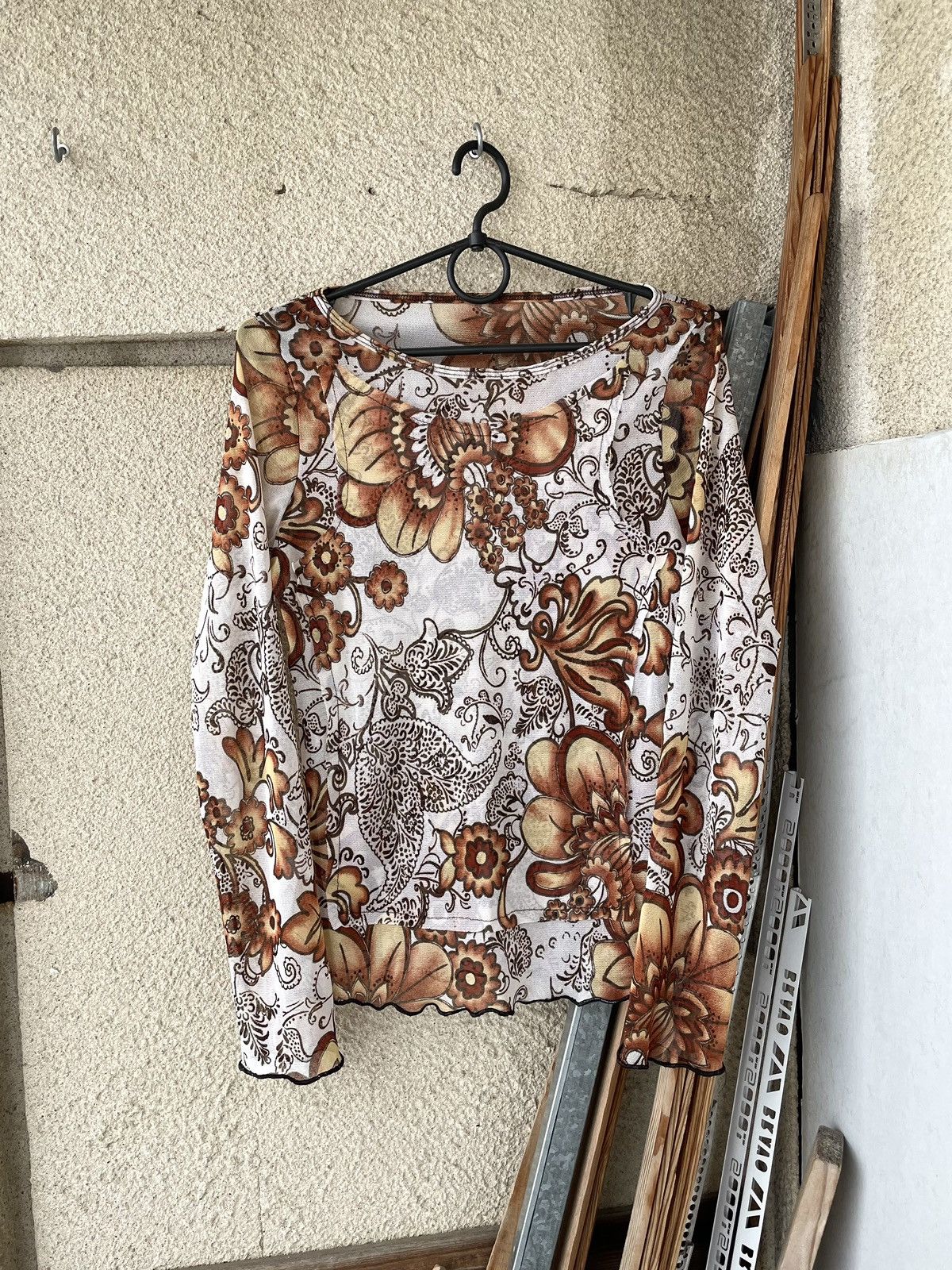 Japanese Brand Vintage Mesh Long Sleeve Japanese Jean Paul Gaultier Style Size S / US 4 / IT 40 - 8 Thumbnail