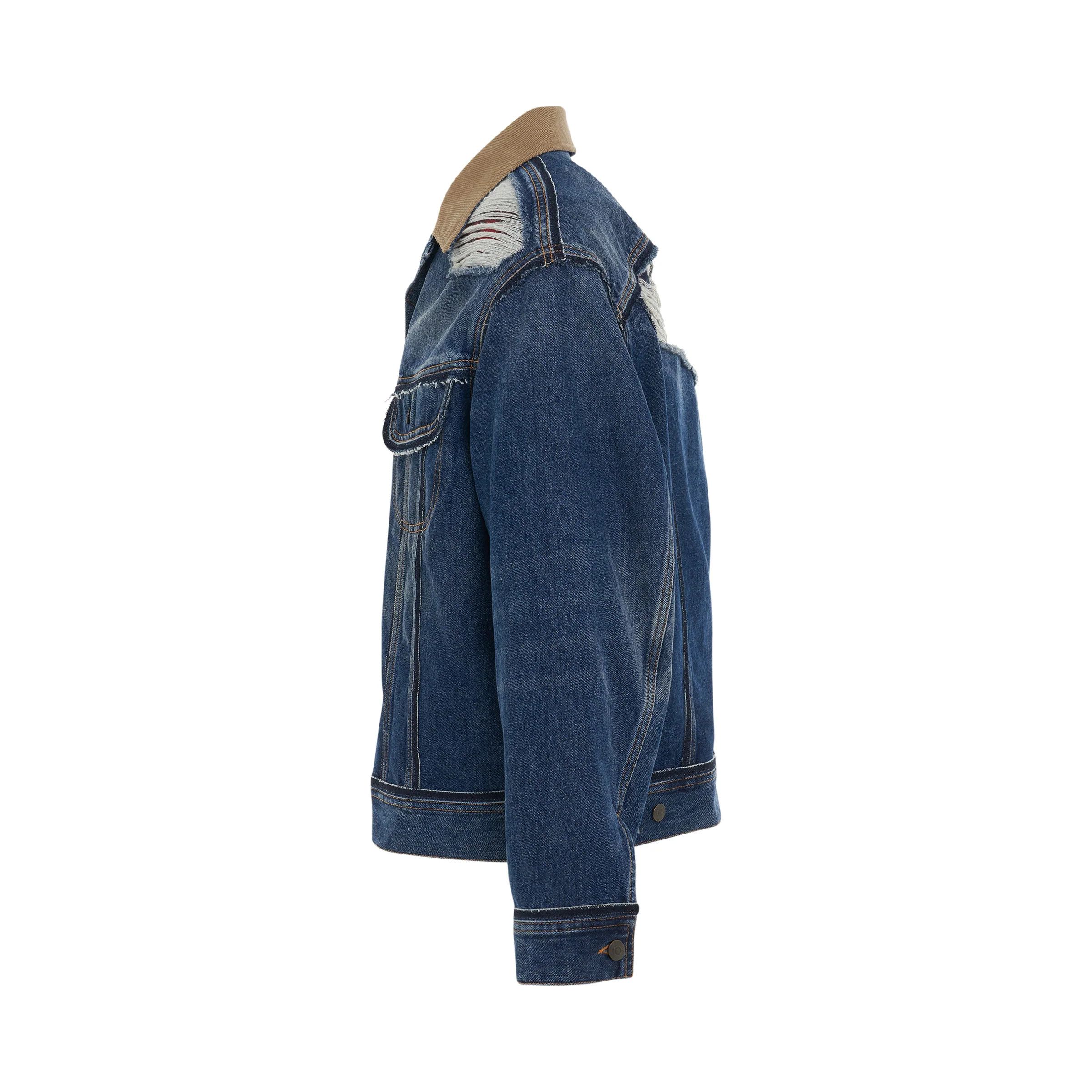 Maison Margiela o1mris0824 Denim Jacket in Indigo Size US L / EU 52-54 / 3 - 4 Thumbnail