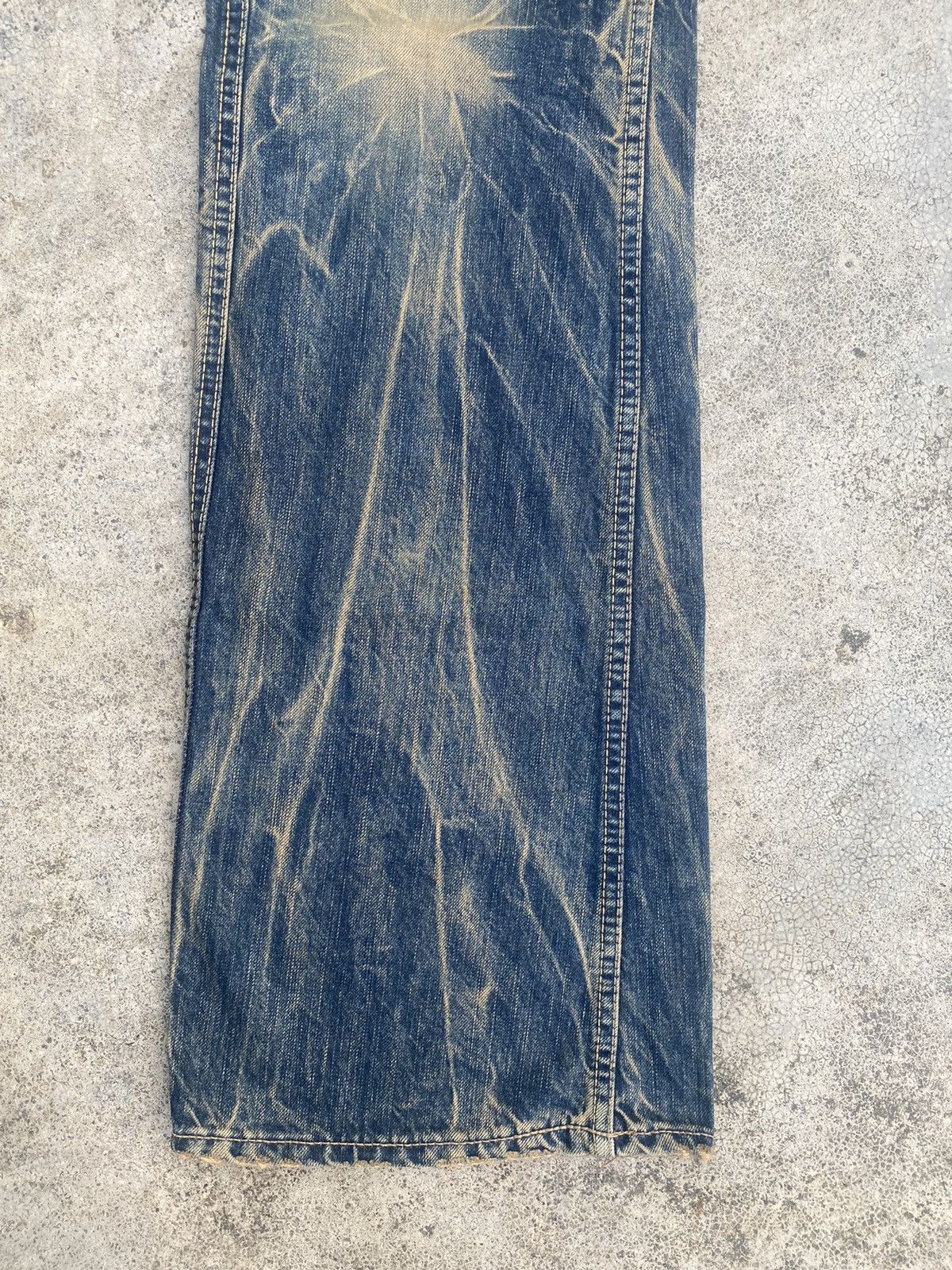Japanese Brand Flare Jeans Blue Way Clawmark Bootcut Size US 33 - 4 Thumbnail
