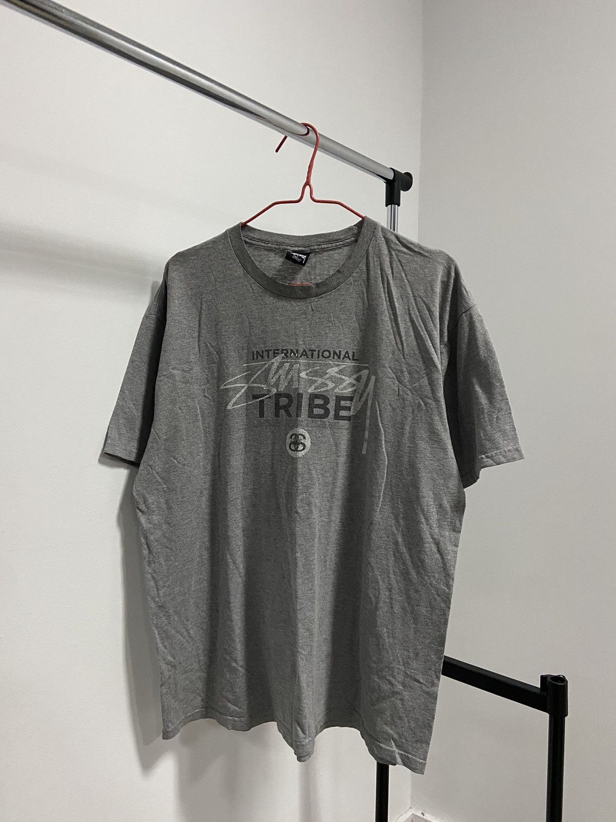 Stussy × Vintage Stussy Tribe T-shirt Vintage big Logo sk8 Size US L / EU 52-54 / 3 - 1 Thumbnail
