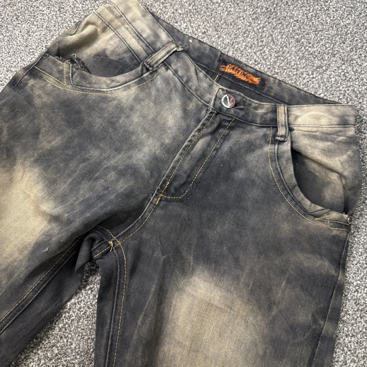 If Six Was Nine 🔥🇯🇵 Avant Garde Distressed Rusty Lucky Punk Jean Size US 32 / EU 48 - 7 Thumbnail