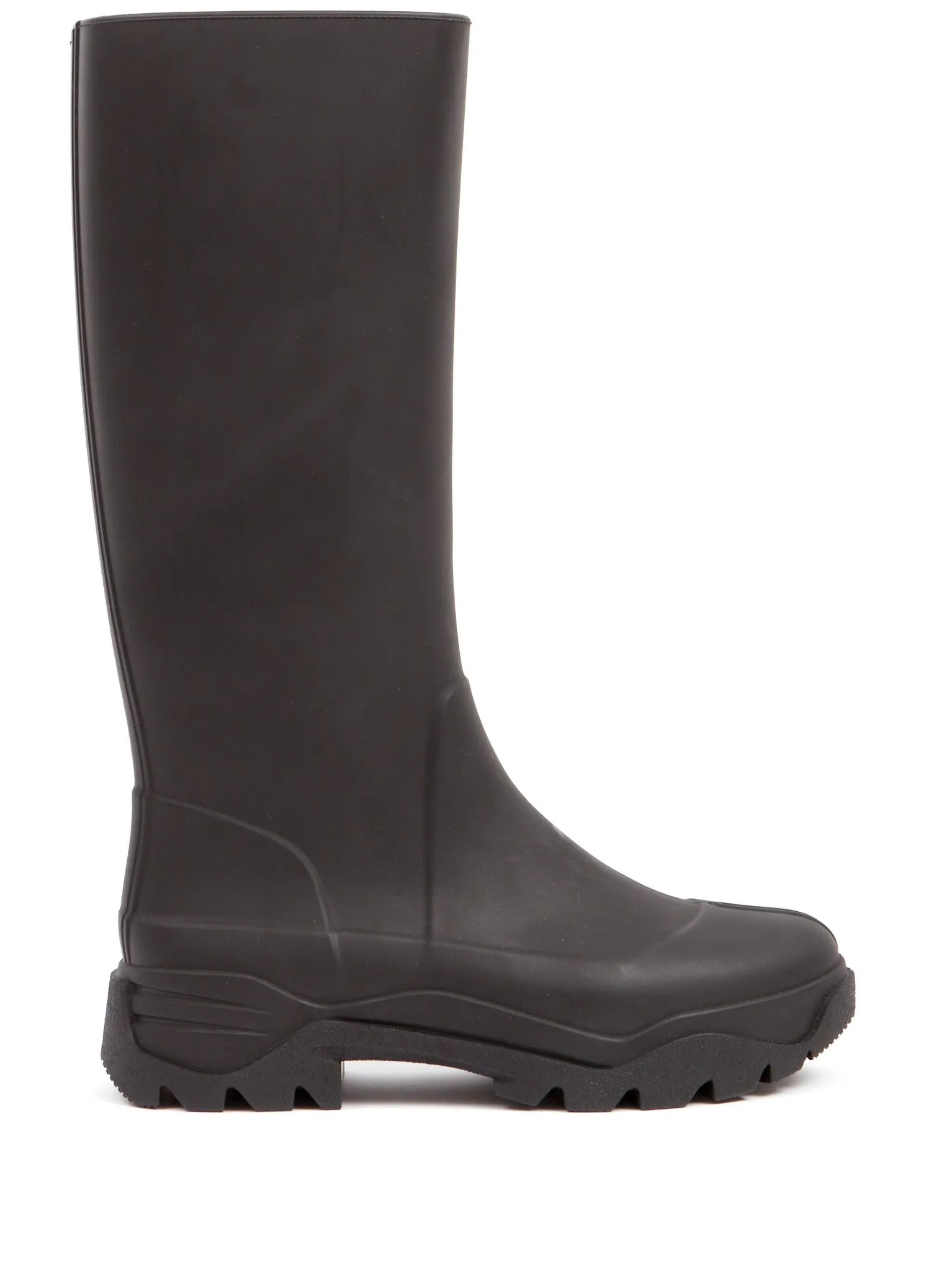 o1w1db10925 Tabi Rain Boots in Black Raven
