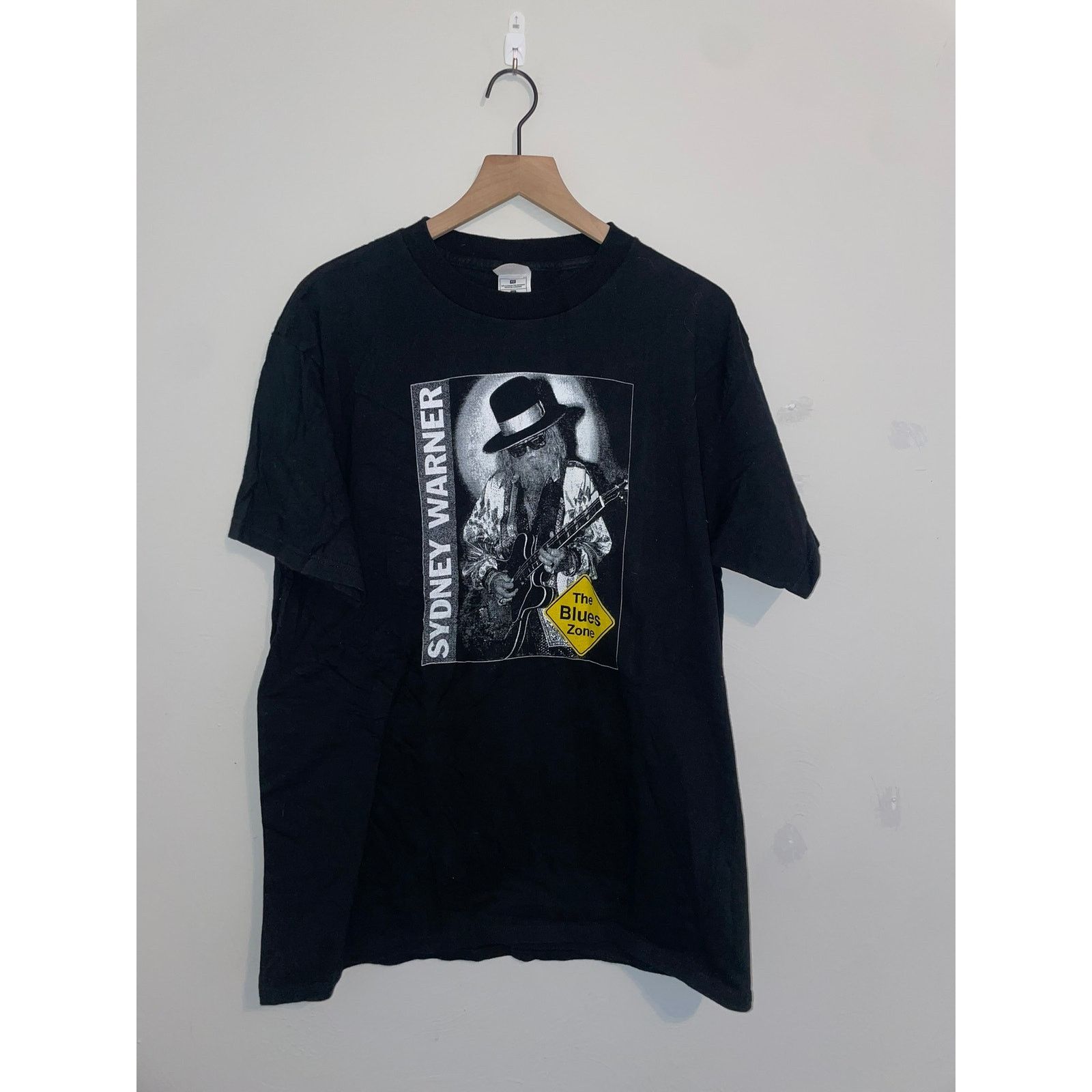 Fruit Of The Loom Vintage Sydney Warner Shirt The Blues Zone Music Tee XL Size US XL / EU 56 / 4 - 1 Thumbnail
