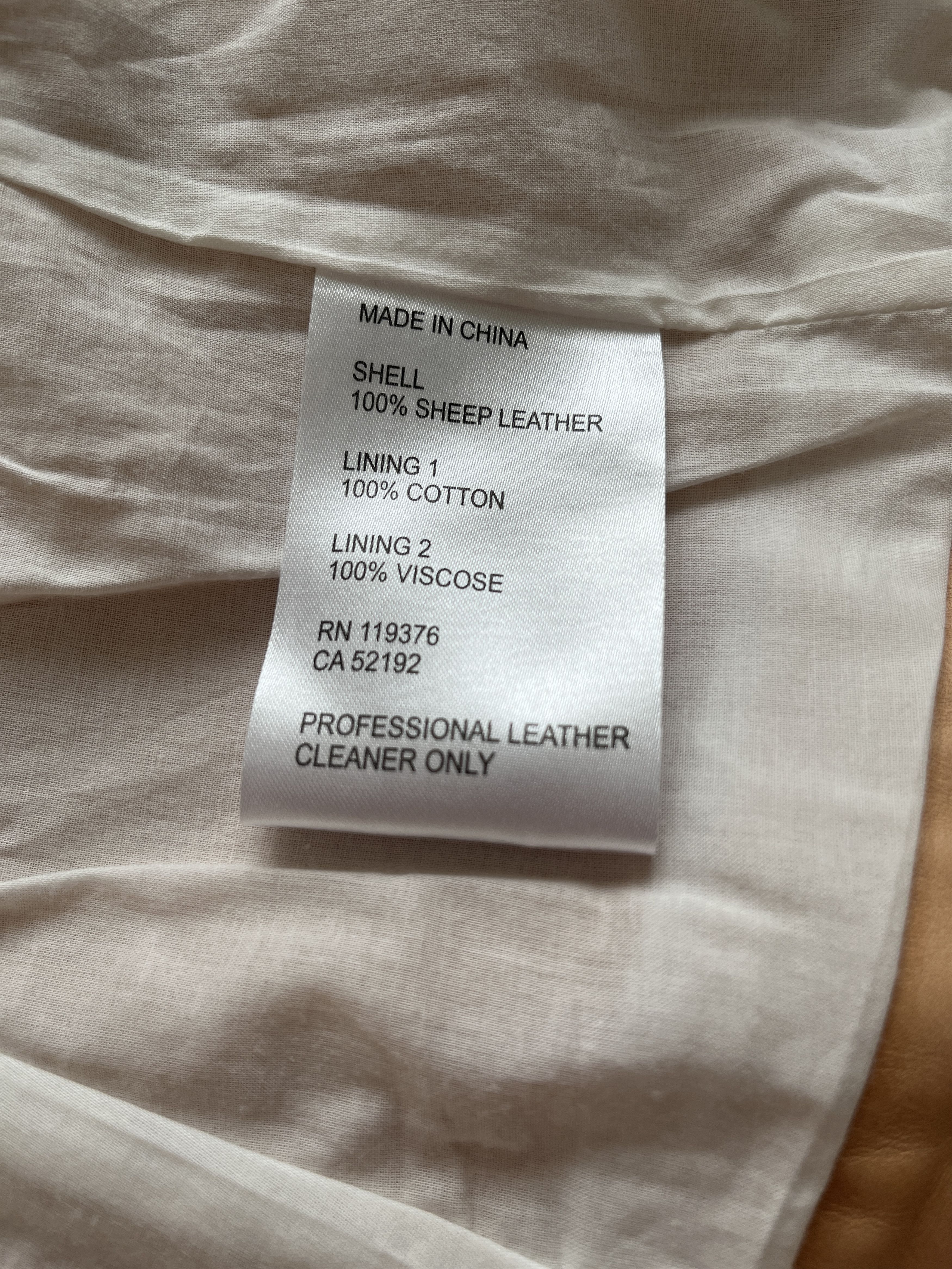 Helmut Lang ⚡️QUICK SALE⚡️Helmut Lang Beige Leather Trucker Jacket Size S / US 4 / IT 40 - 7 Thumbnail