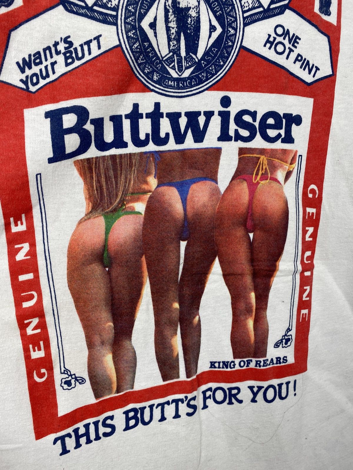Sex Skateboards 💃Vintage 90s T-Shirt Buttwiser King Of Bears This Butt’s💃 Size US M / EU 48-50 / 2 - 3 Thumbnail