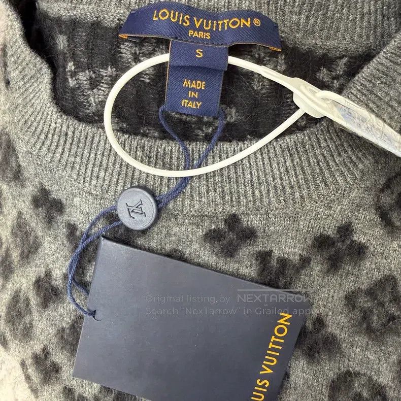 Louis Vuitton Louis Vuitton 26 Black and Grey Wool Sweater Size US S / EU 44-46 / 1 - 4 Thumbnail