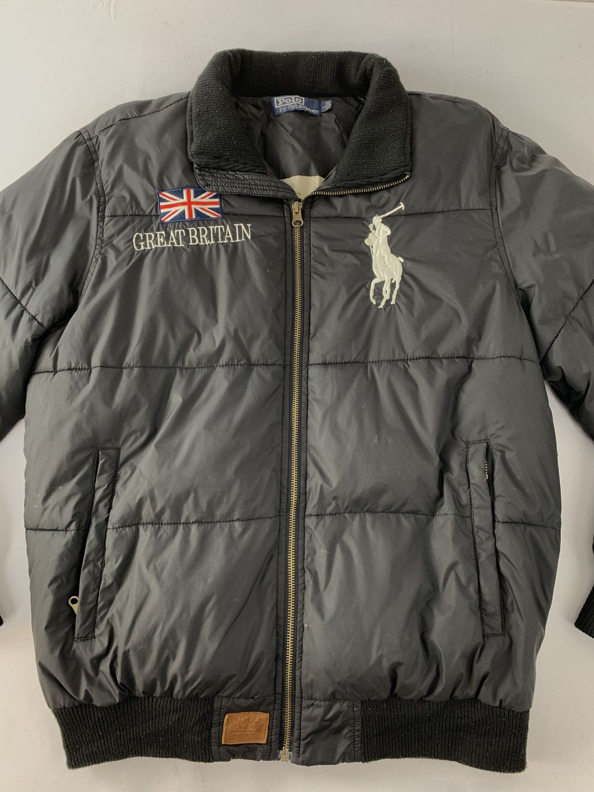 Polo Ralph Lauren Polo Ralph Lauren Great Britaon Down Puffer Embroidery Logo Size US L / EU 52-54 / 3 - 3 Thumbnail