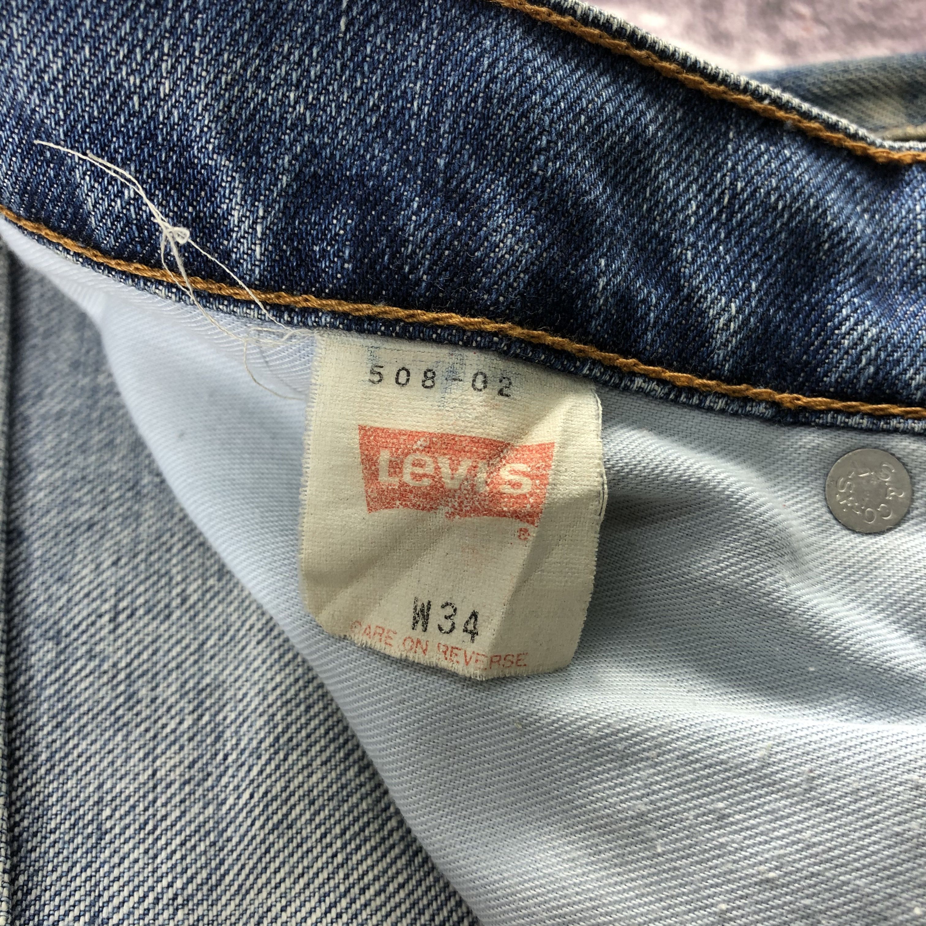 Levi's × Levi's Vintage Clothing × Vintage 90s Vintage Blue Wash Levis 508 Jeans-JM2745 Size US 34 / EU 50 - 13 Thumbnail