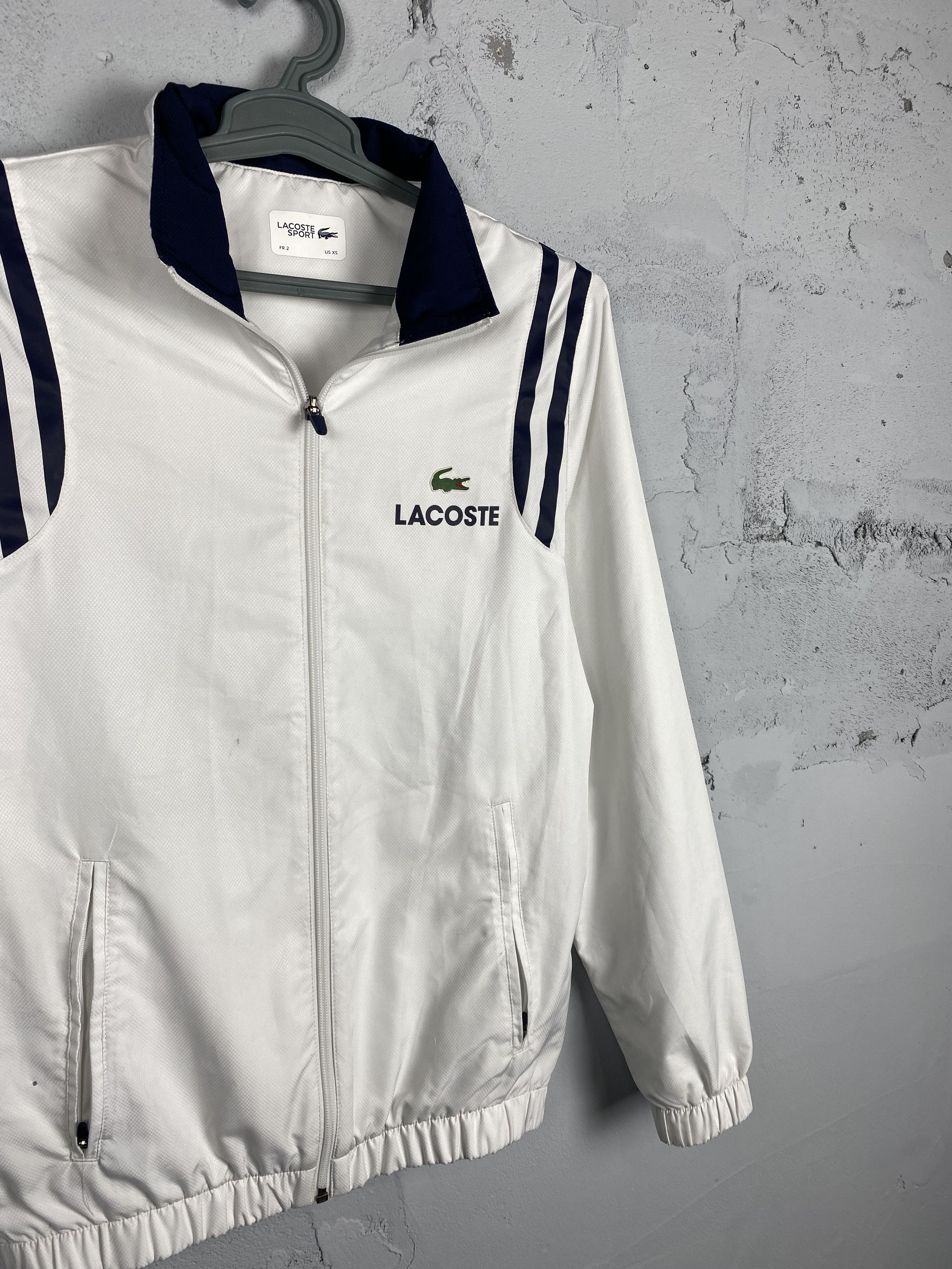 Lacoste × Vintage Vintage Lacoste Track Jacket Y2K Drill Size US XS / EU 42 / 0 - 2 Thumbnail