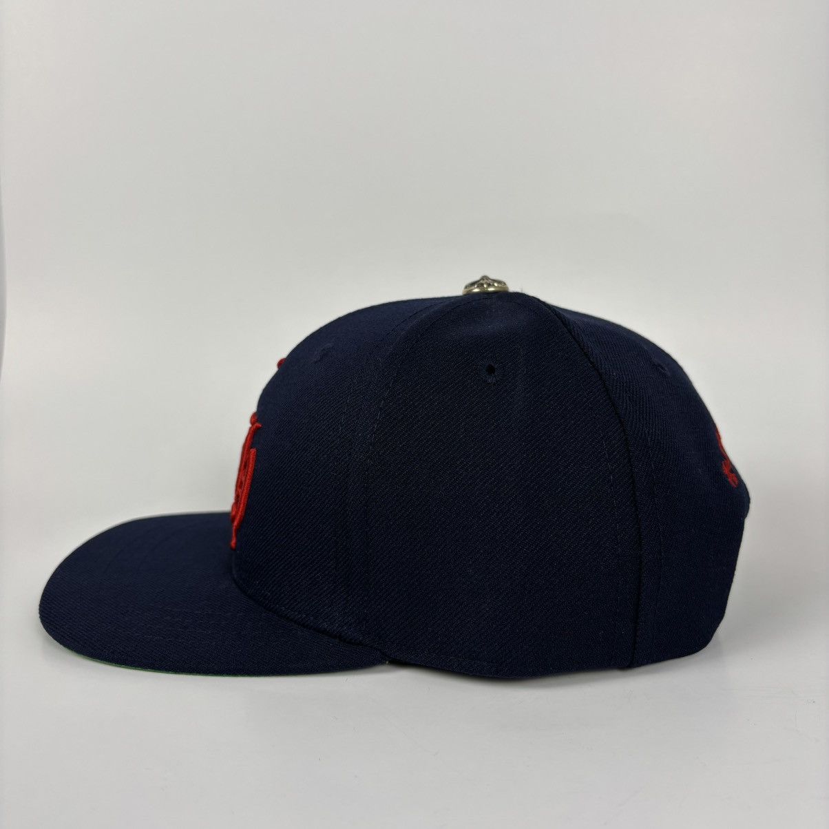 Chrome Hearts Chrome Hearts CH Baseball Hat Navy Red Size ONE SIZE - 6 Thumbnail