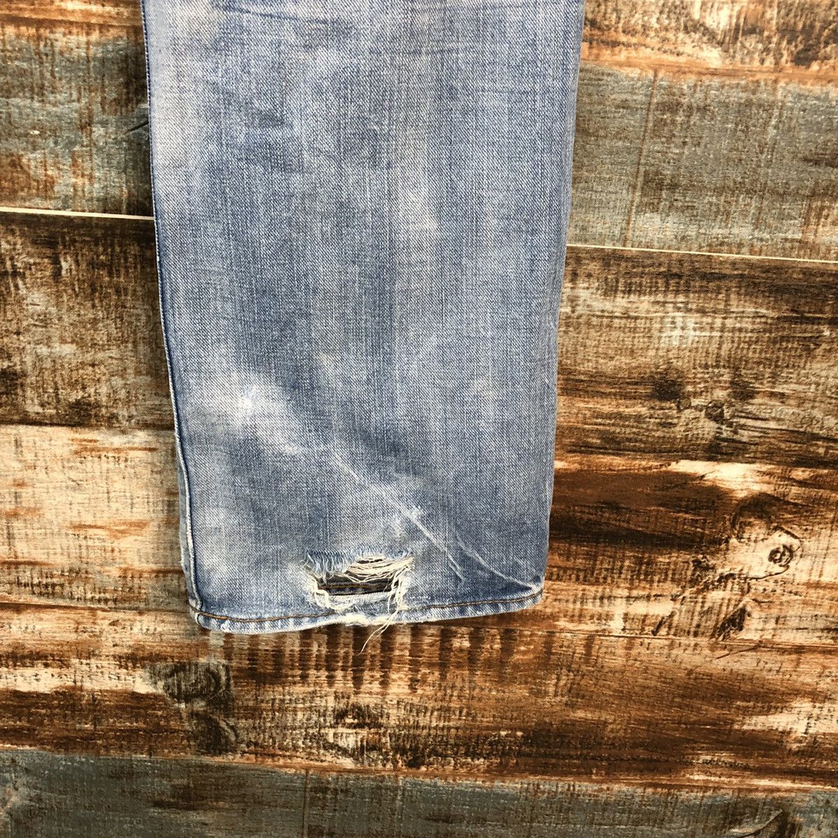 The Superior Labor DL The Superior Labor selvedge Distressed Denim Pants #A2445 Size US 32 / EU 48 - 23 Thumbnail