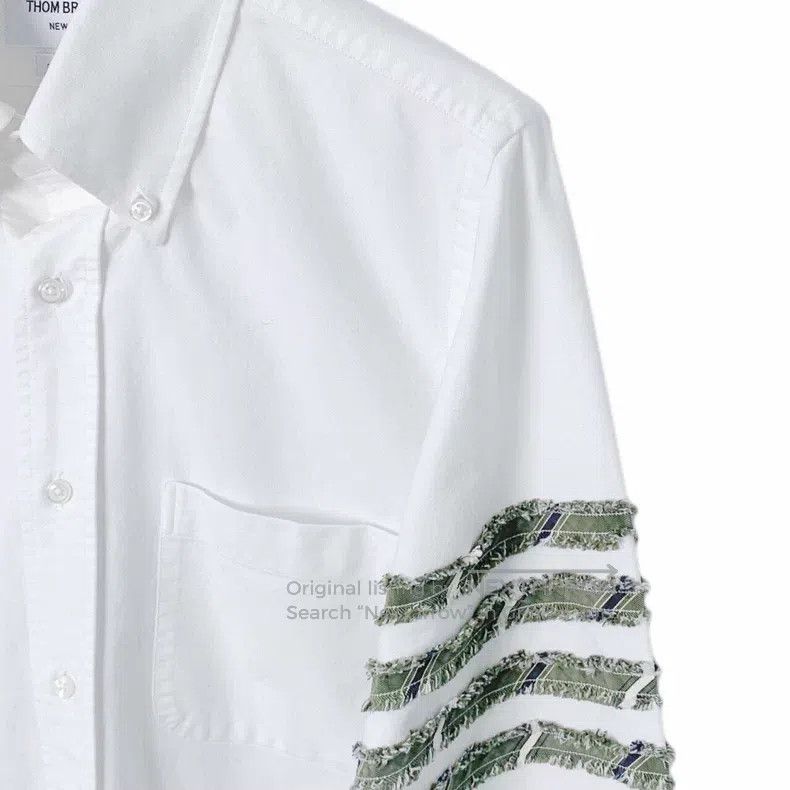 Thom Browne Thom Browne White long-sleeved shirt Size US XS / EU 42 / 0 - 4 Thumbnail