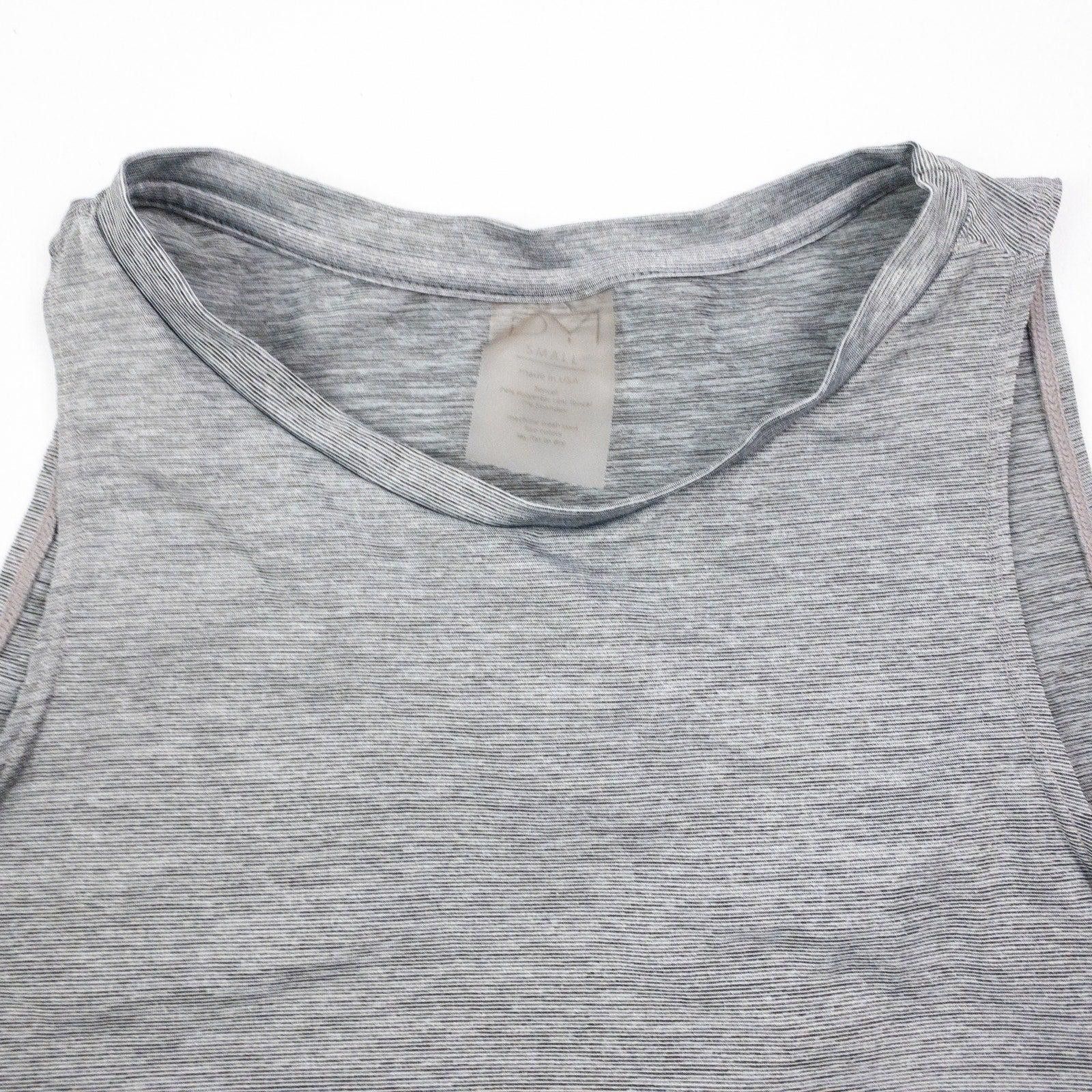 Other DYI Gray Striped Open Back Athletic Tank Top Womens Small Size S / US 4 / IT 40 - 2 Thumbnail