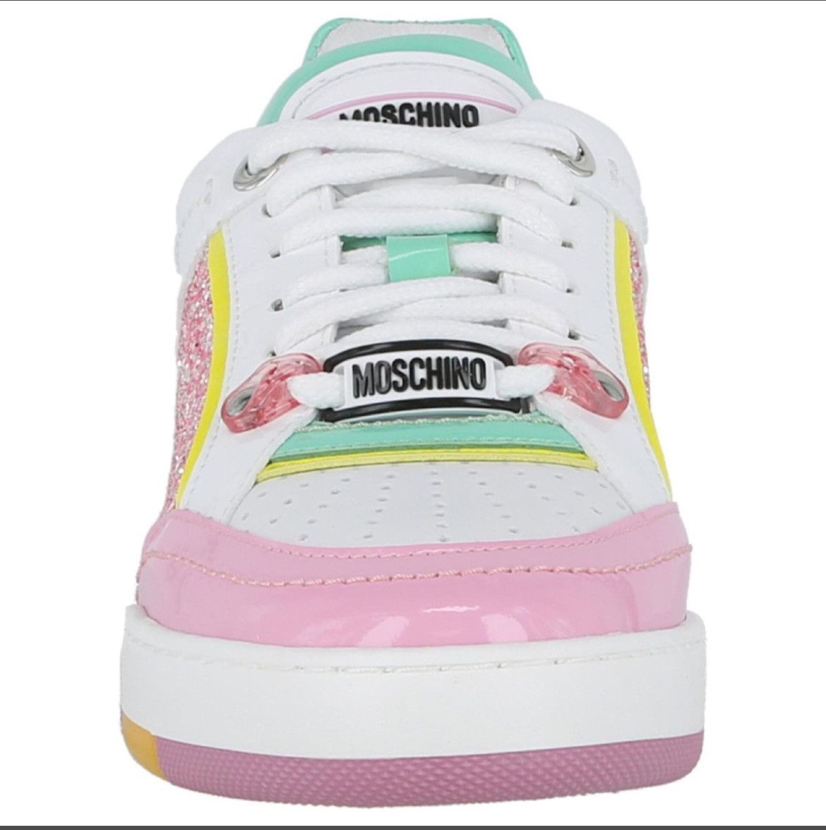 Moschino Authentic Moschino Pastel / Pink Glitter Low Top Sneakers Size US 8 / IT 38 - 5 Thumbnail