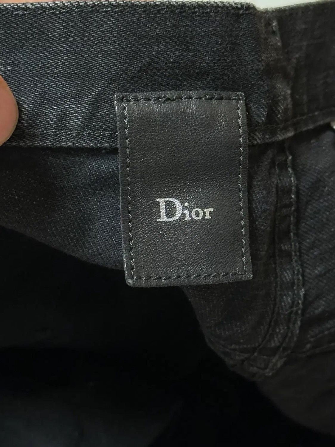 Dior Dior Homme 06SS Hedi Slimane Black Denim Jeans Size US 30 / EU 46 - 8 Thumbnail