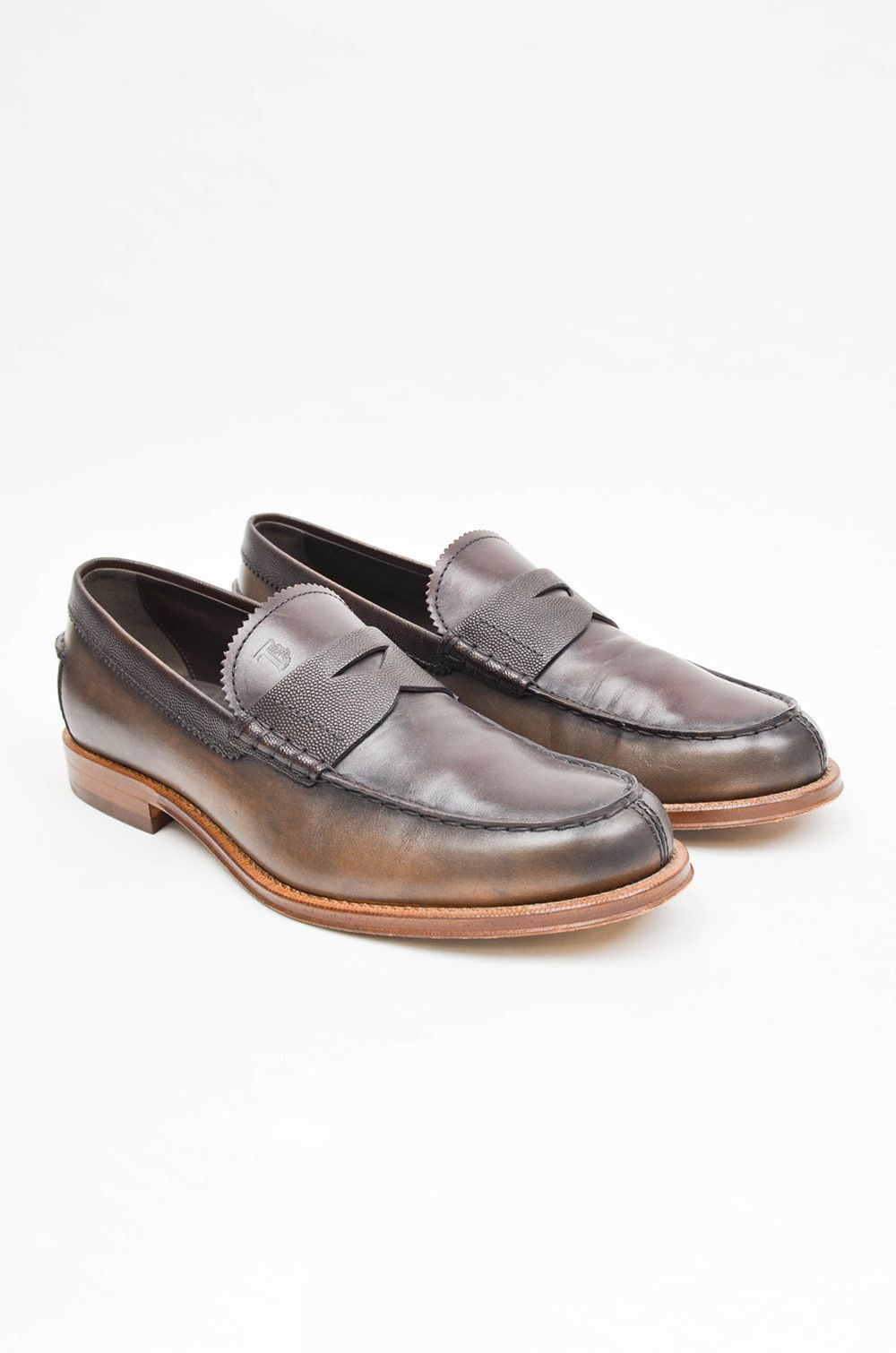 Tod's TOD’S Men’s Brown Leather Penny Loafers – Size 7 Size US 7 / EU 40 - 3 Thumbnail