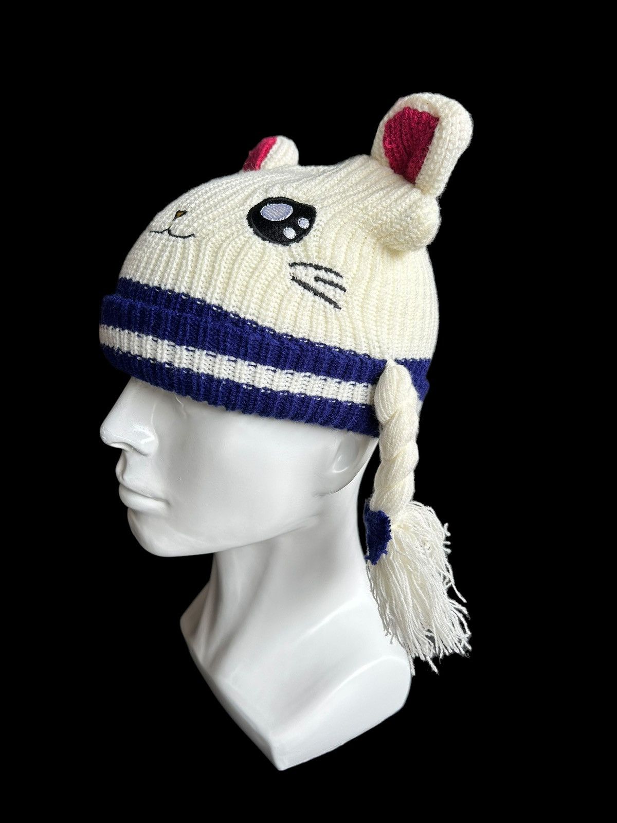 Japanese Brand × Kapital × Vintage Vintage Japanese Anime Hamtaro Beanie Hats🎌 Size ONE SIZE - 5 Thumbnail