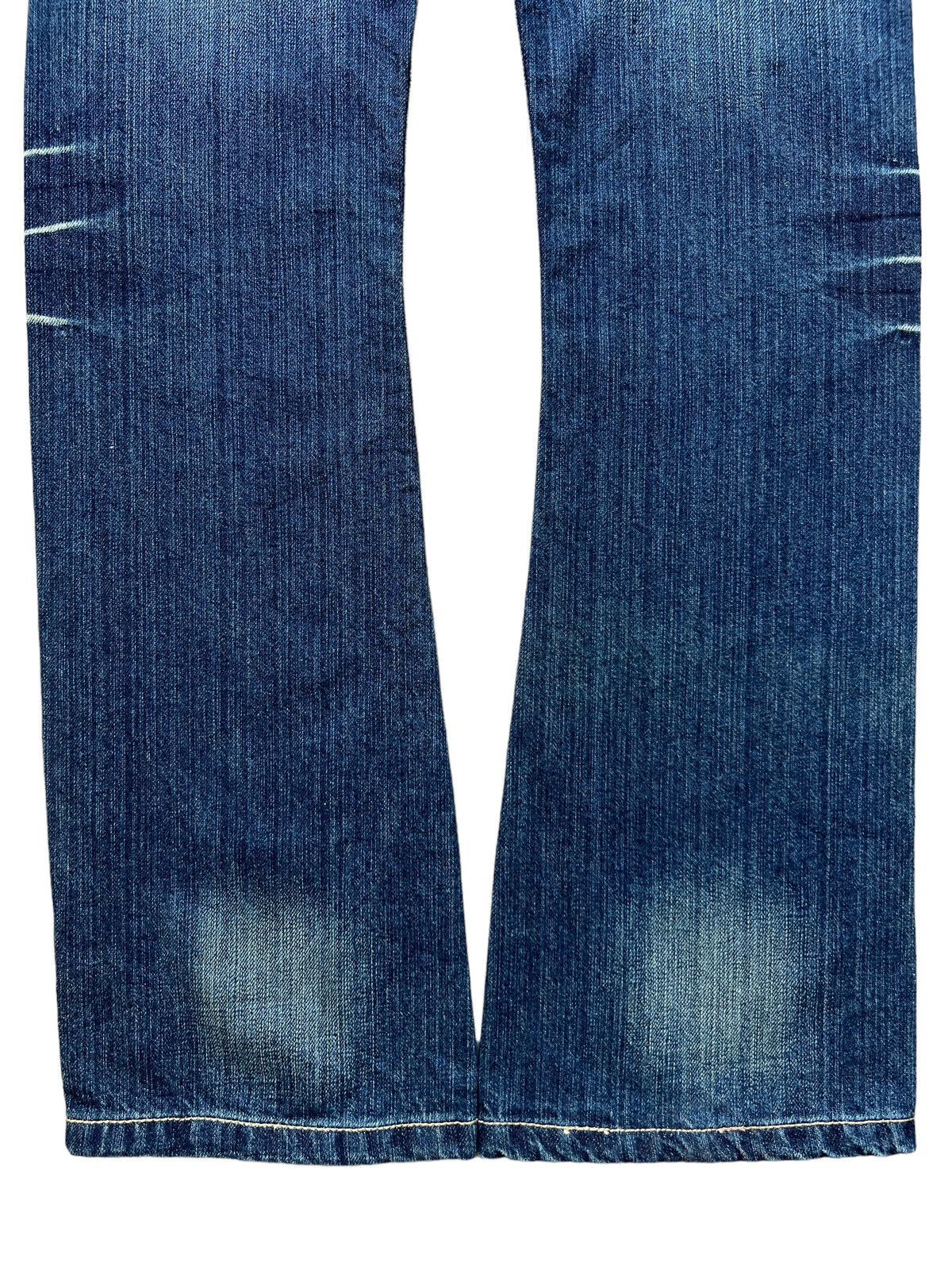 Japanese Brand Japan Flare Jeans Japan Boot Cut Low Rise Denim 29x32 Size 29" - 7 Thumbnail