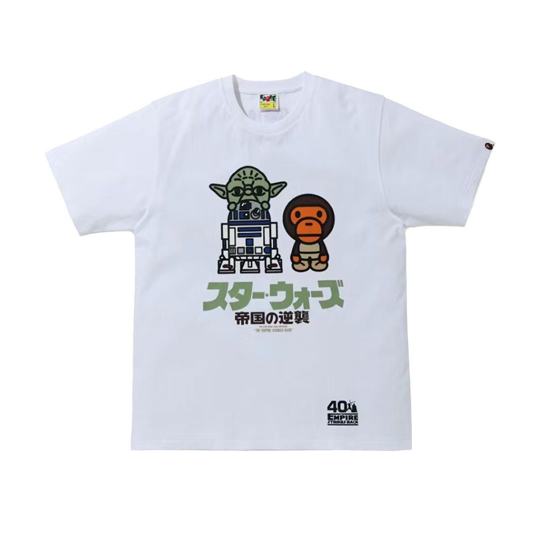 Bape X Star Wars Baby Milo & Yoda Tee White Size US S / EU 44-46 / 1 - 1 Preview