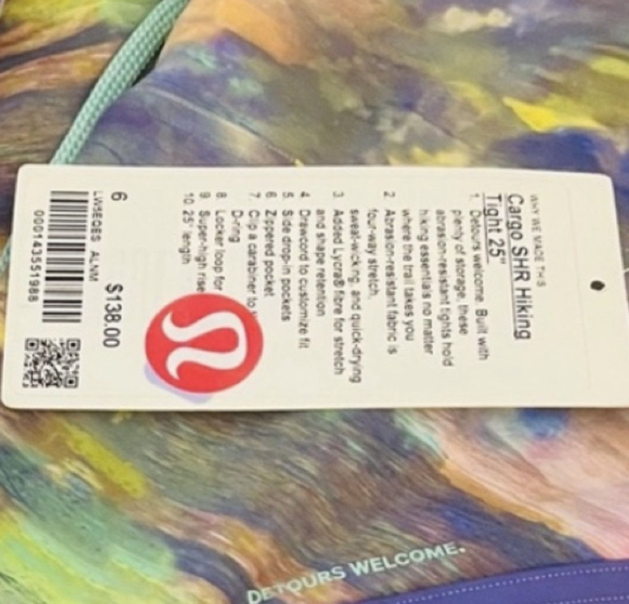 Lululemon Lululemon Cargo Super High Rise Hiking Tights Pants 25” Size 28" / US 6 / IT 42 - 12 Thumbnail