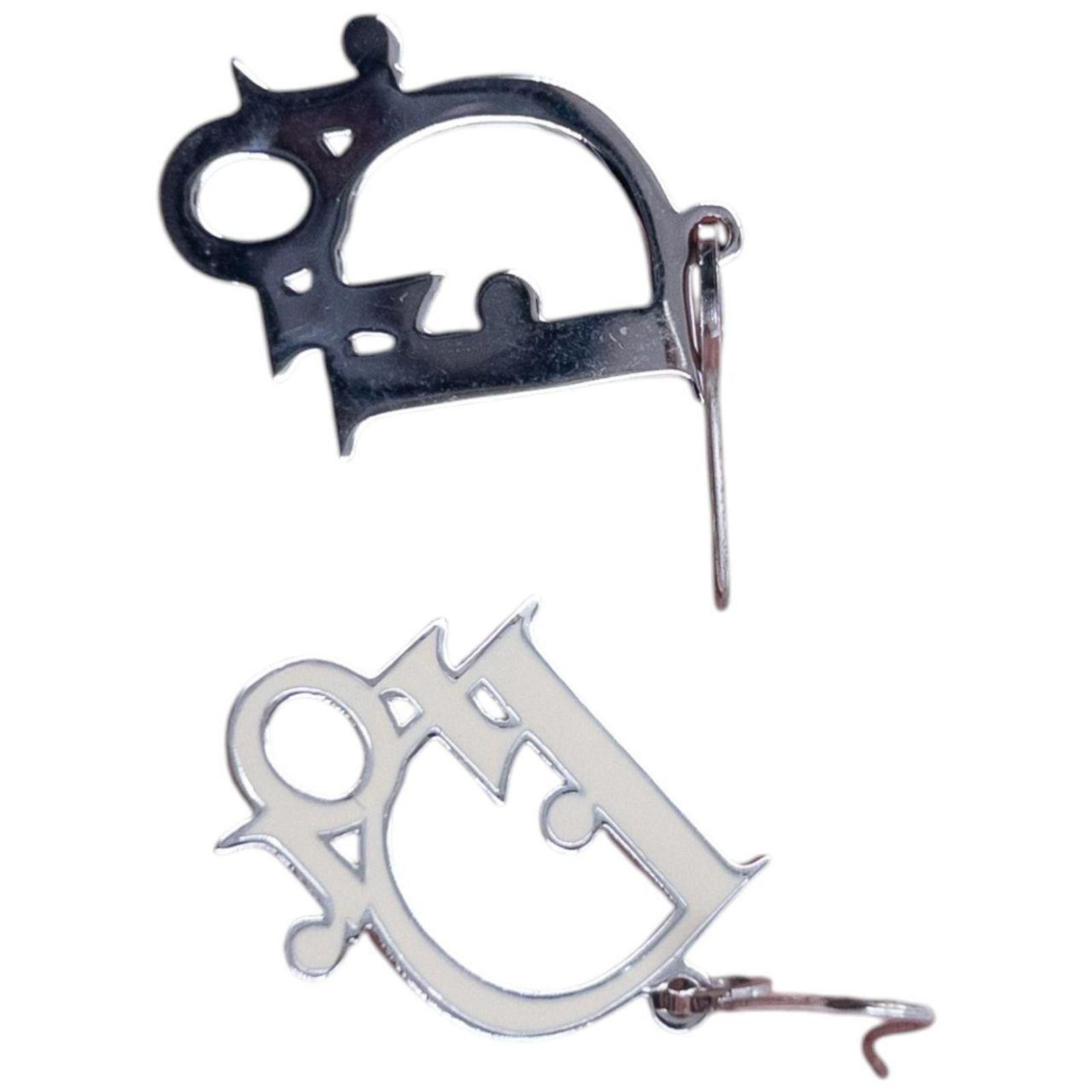 Dior Vintage Dior Logo Earrings Size ONE SIZE - 6 Thumbnail