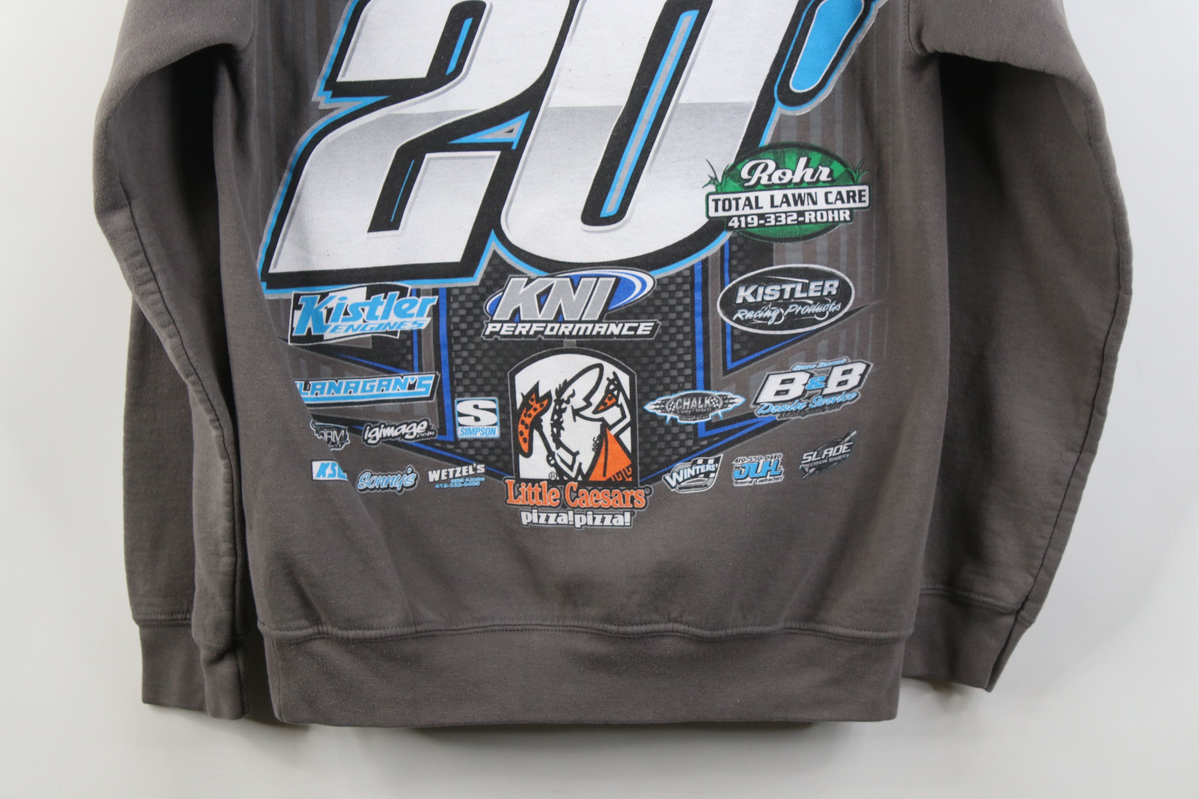 Vintage Y2K Streetwear Kelsey Ivy Racing Hoodie Sweatshirt Gray Size US S / EU 44-46 / 1 - 15 Thumbnail