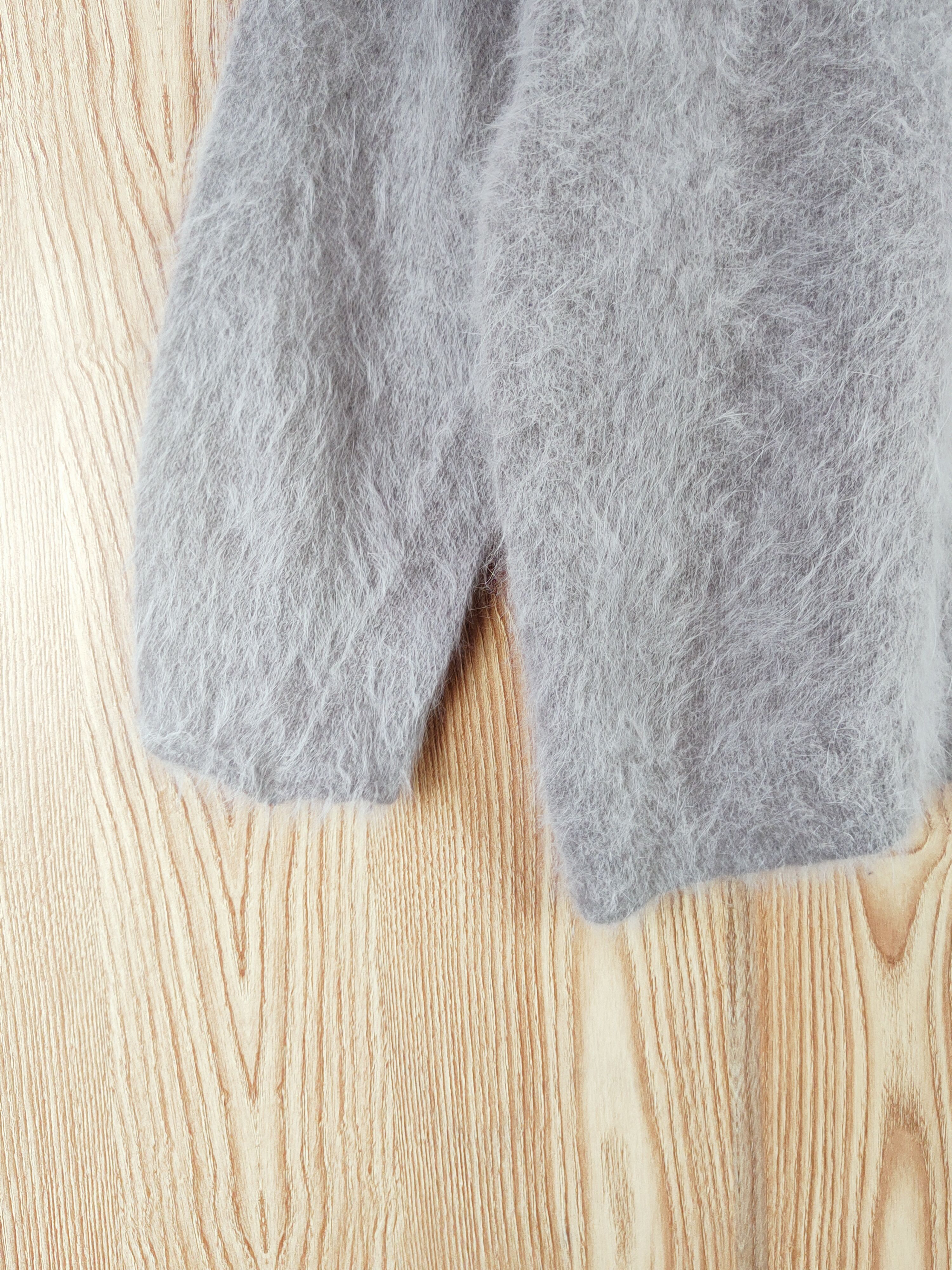 Japanese Brand Japan Gray Shag Shaggy Fur Mohair Knitwear #W770 Size US L / EU 52-54 / 3 - 4 Thumbnail