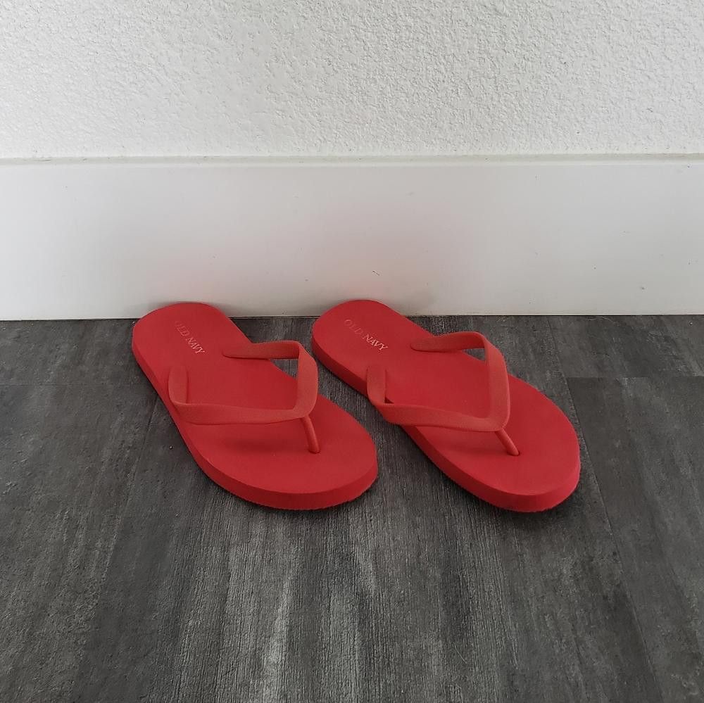 Old Navy Red Classic Old Navy Sandal Size US 5.5 / IT 35.5 - 1 Thumbnail