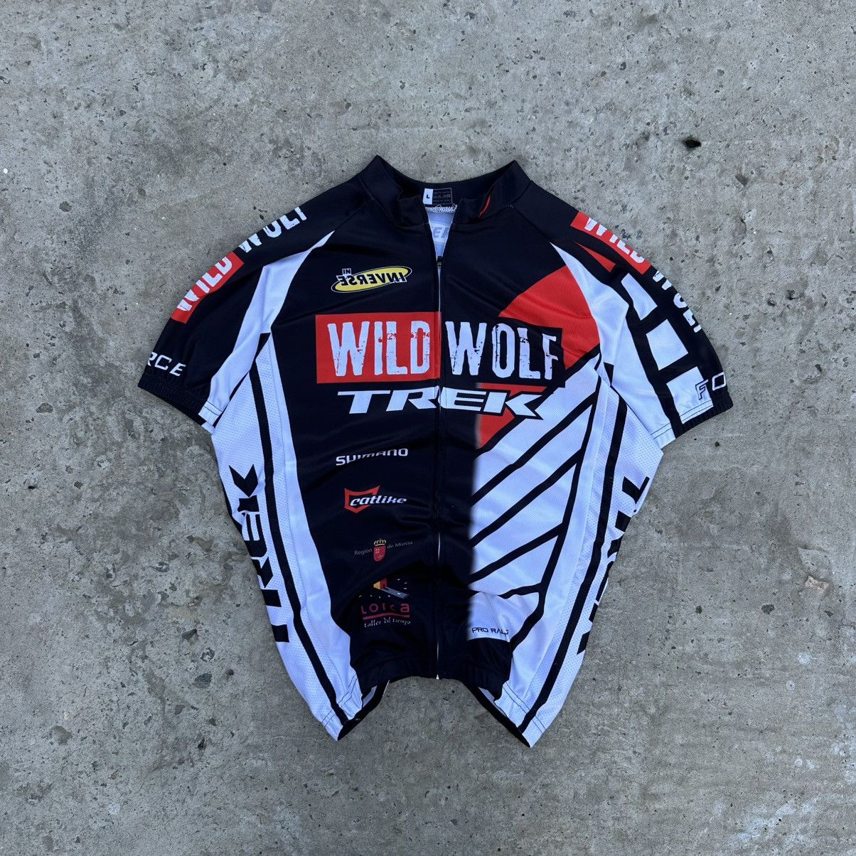 Salem Sportswear Vintage Cycle Jersey Wild Wolf Trek Y2K Sport-wear Velo 00s Size US L / EU 52-54 / 3 - 1 Thumbnail